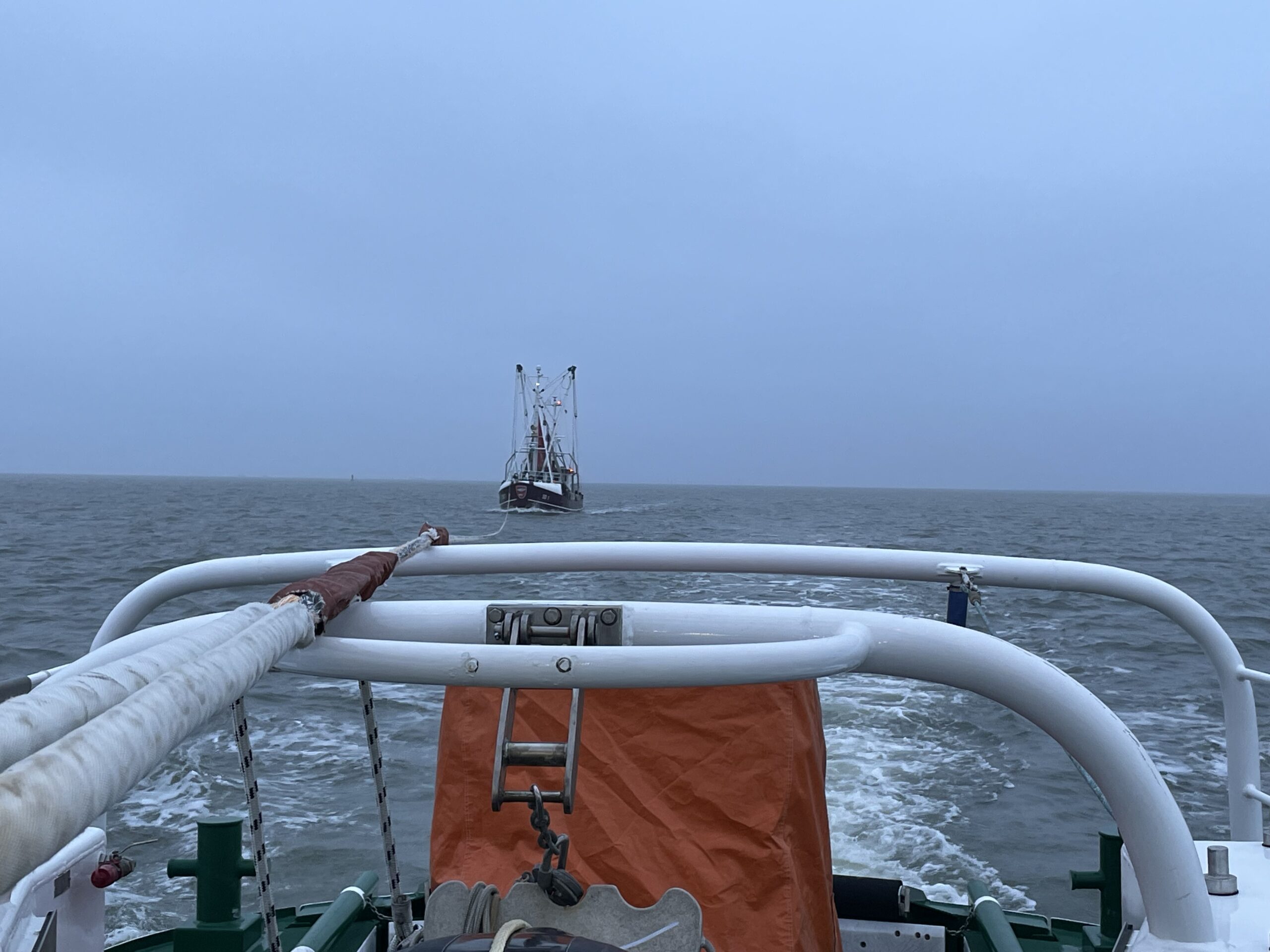 Der Seenotrettungskreuzer „Theodor Storm” der DGzRS