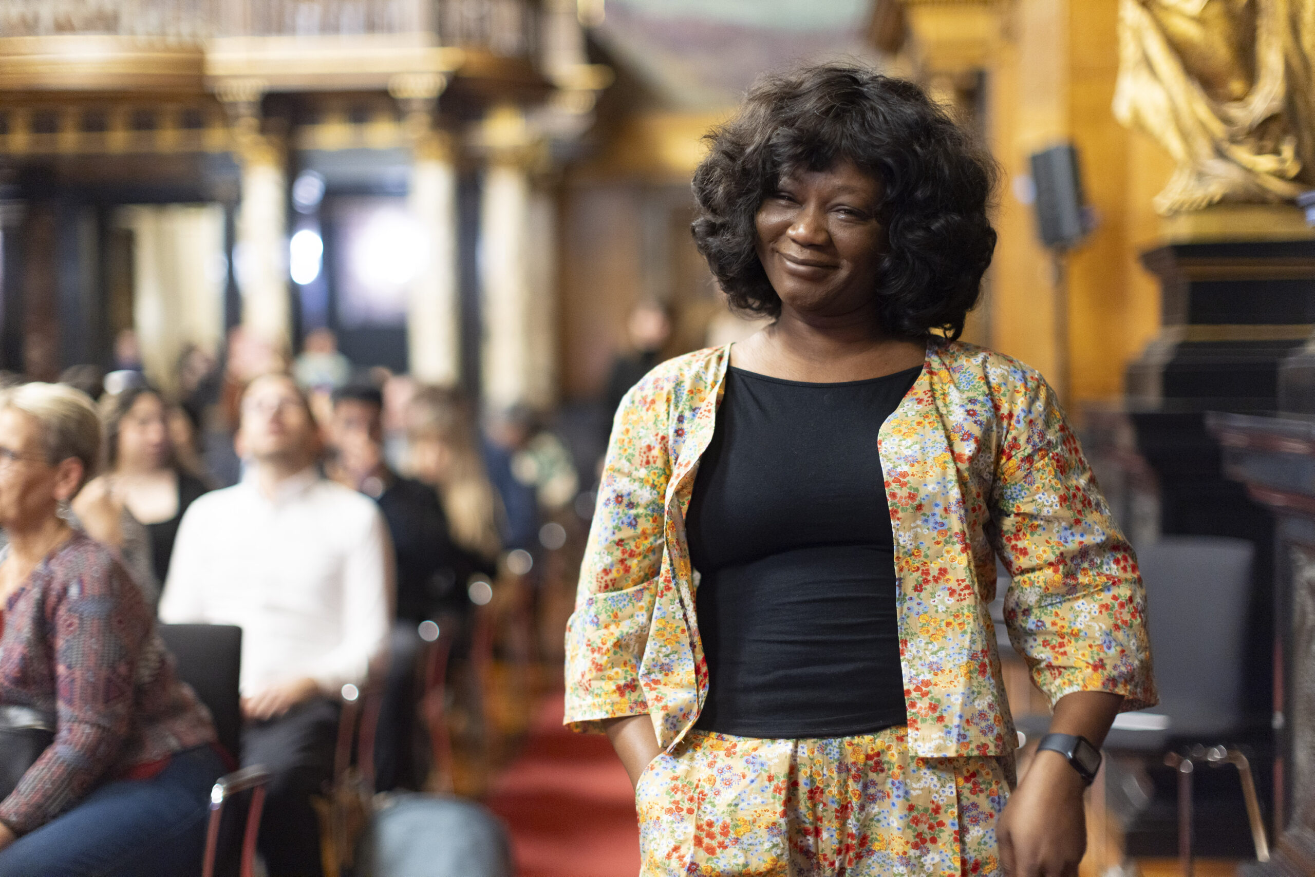 Marie Ijore Camara im Rathaus