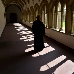 Ein Mönch im Kloster. (Symbolbild)