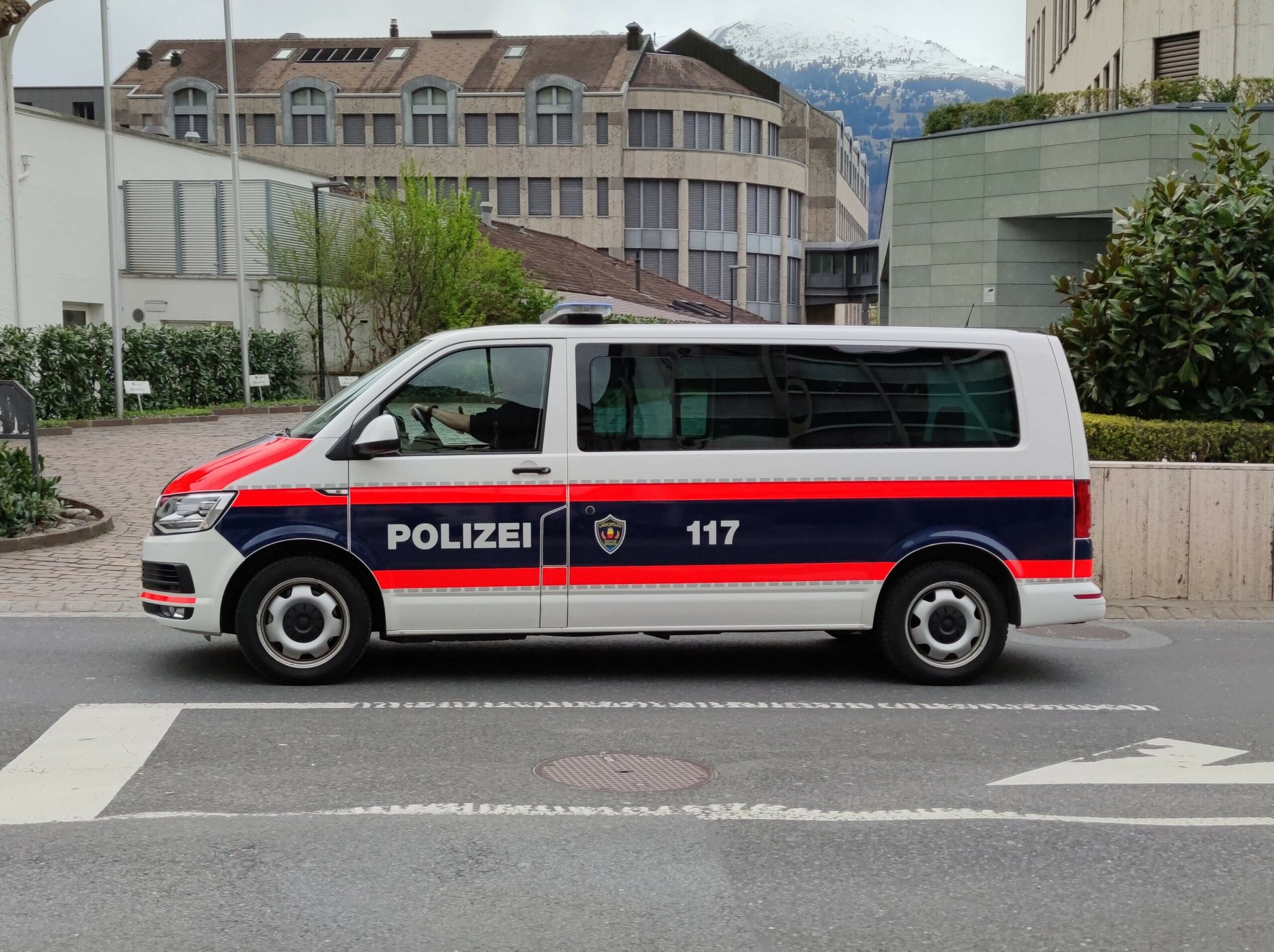 Polizei Leichtenstein Vaduz Wagen