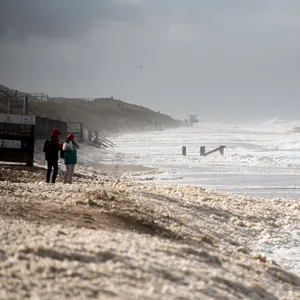 Sturmflut an der Nordsee - Insel Sylt
