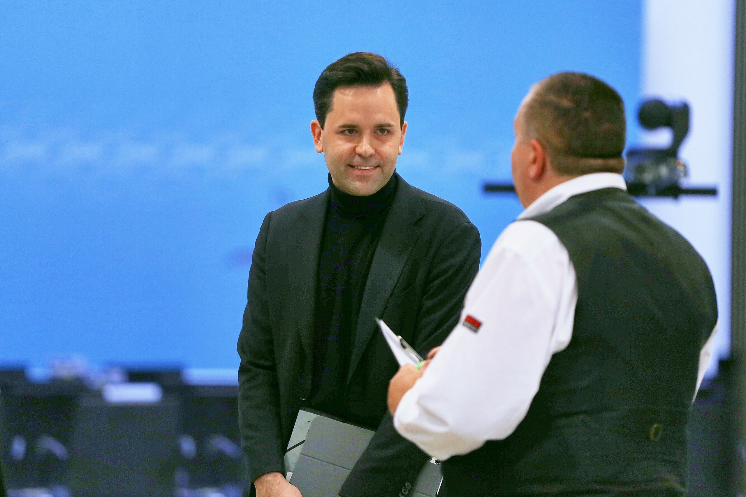 Junge-Union-Chef Johannes Winkel im Konrad-Adenauer-Haus.