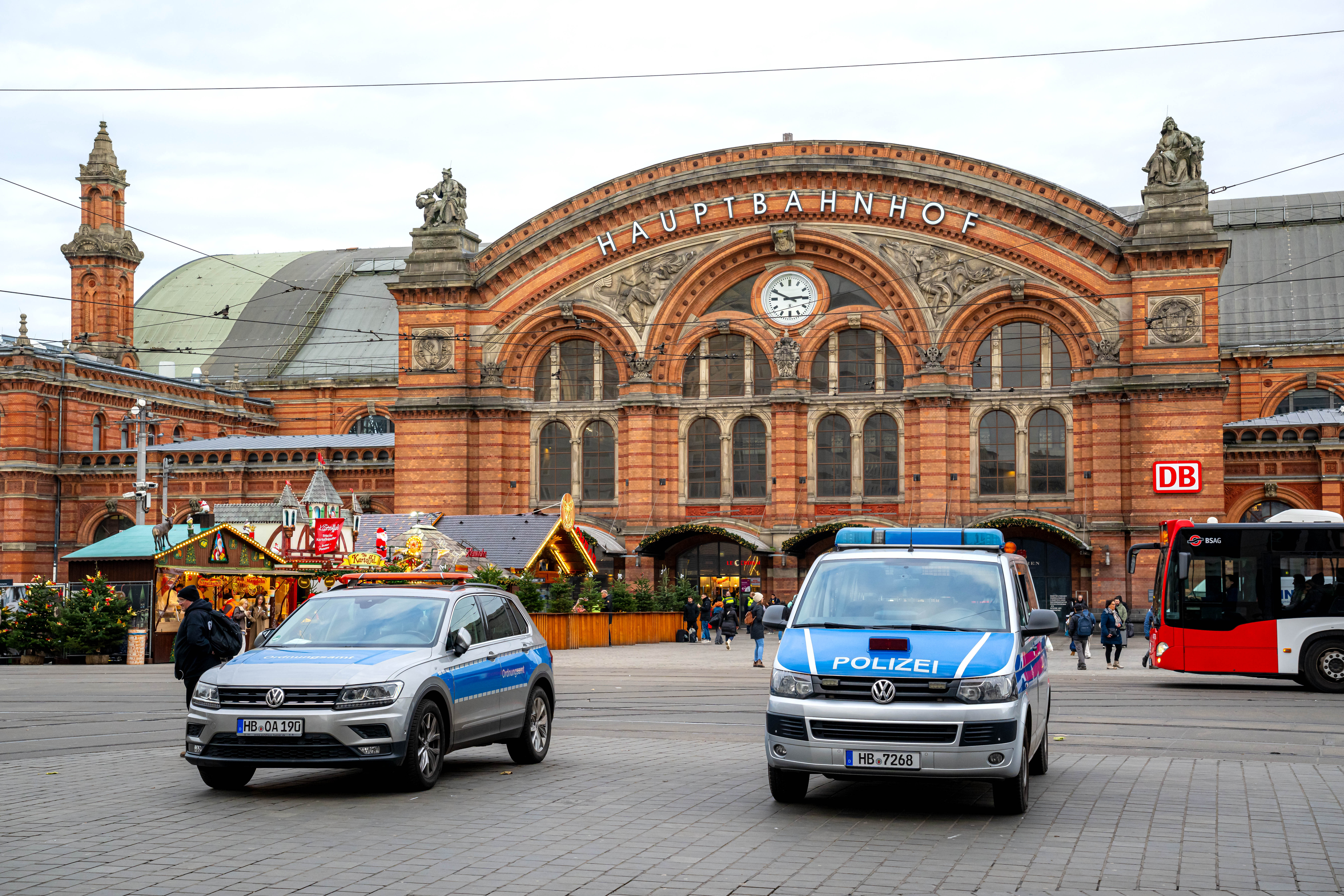 Bremer Hauptbahnhof in der Weihnachtszeit