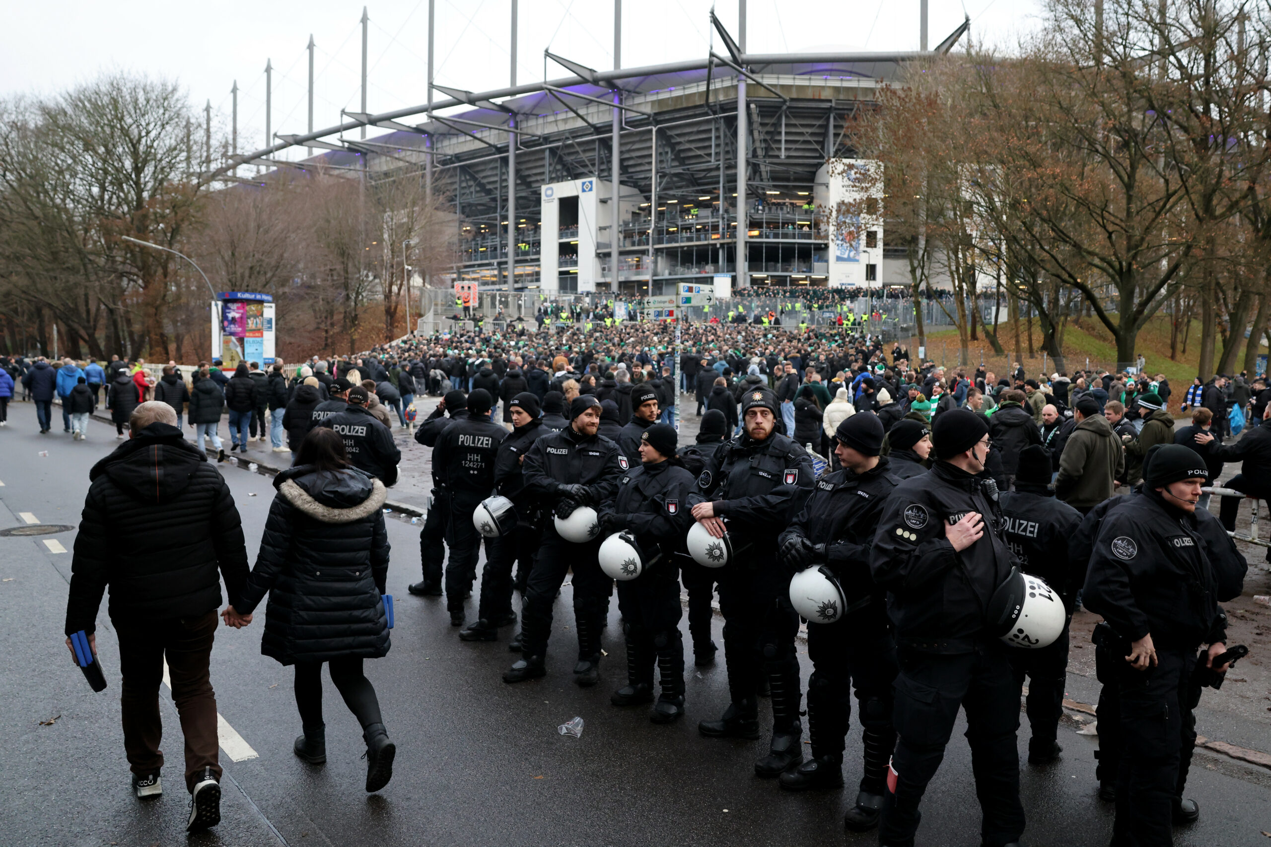Polizei Hamburg Bremen Derby Fußball