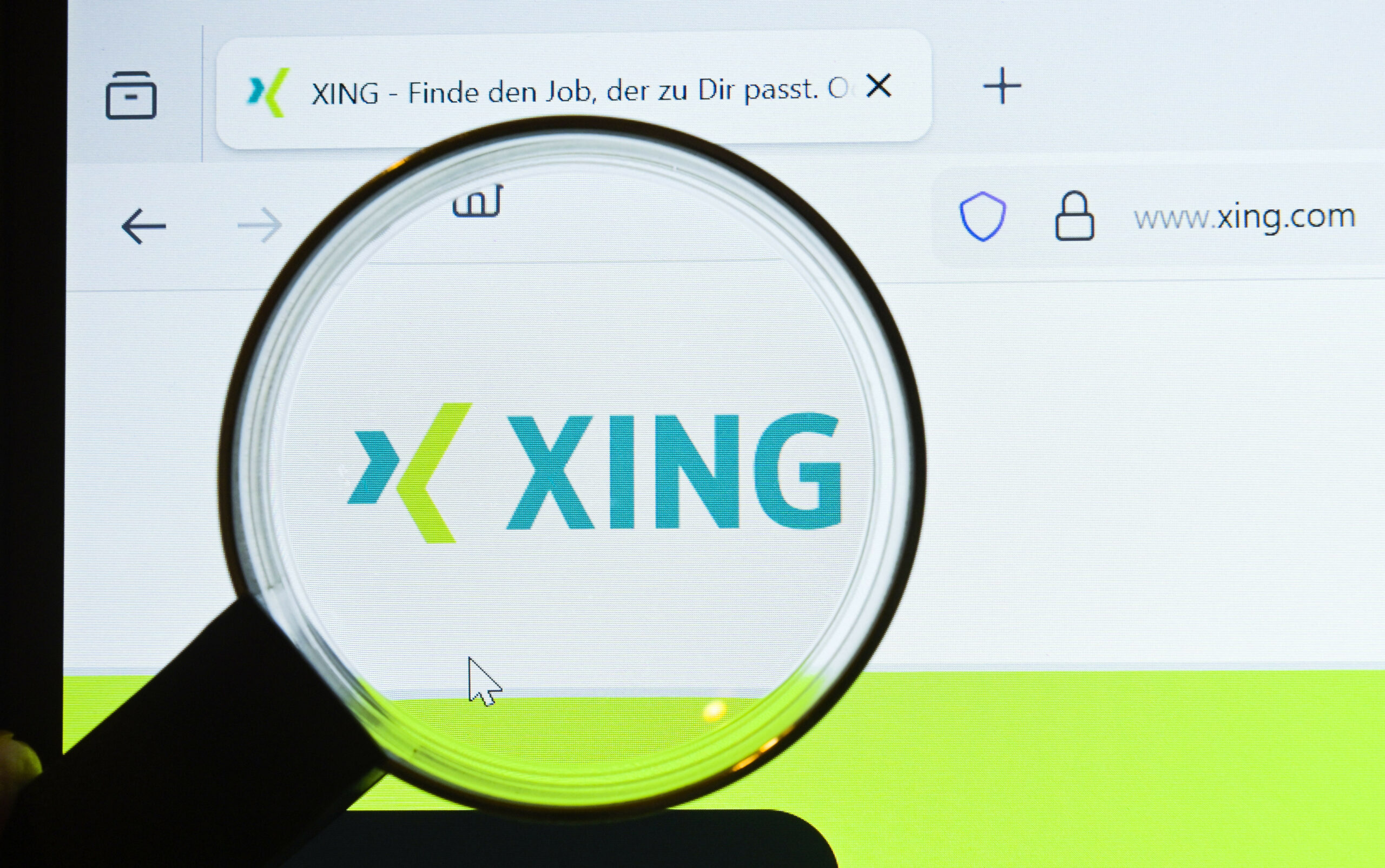 Das Berufsnetzwerk Xing (Symbolbild)