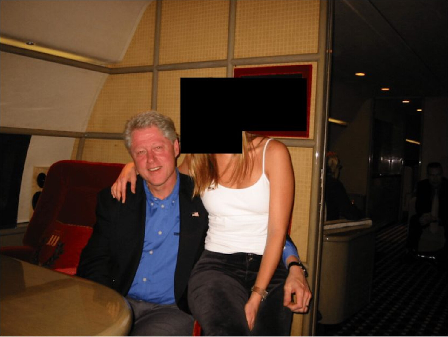 Bill Clinton mit einem jungen Mädchen