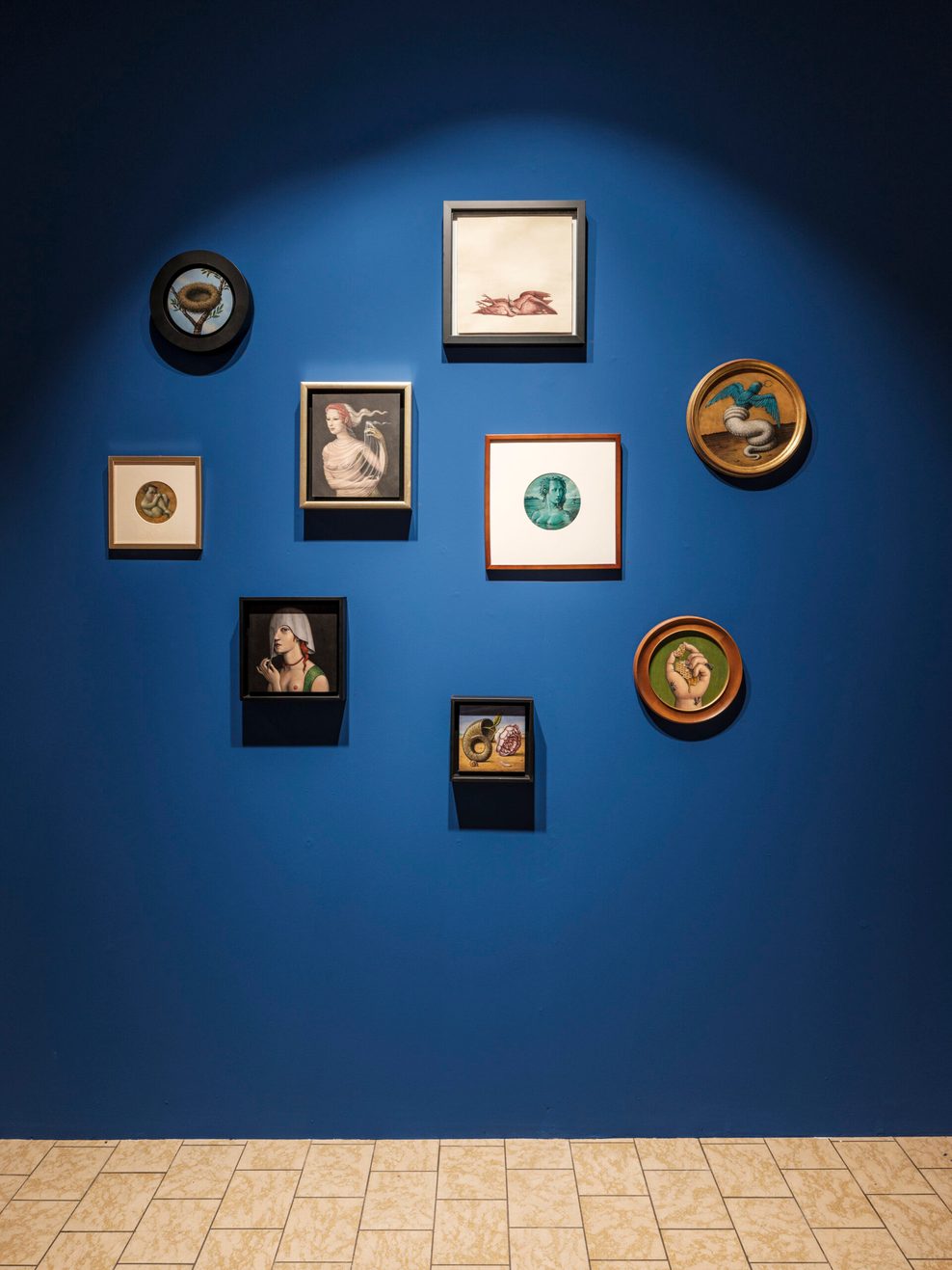 Bilder des Künstlers Marc Burckhardt in der Ausstellung