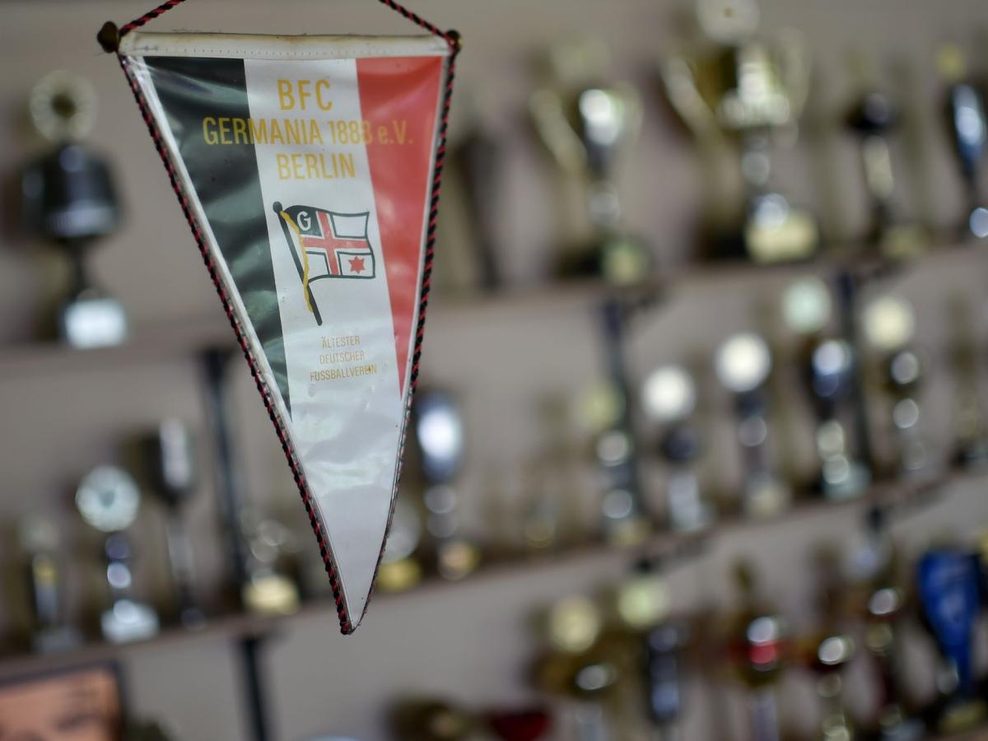 Historische Flagge des BFC Germania 1888