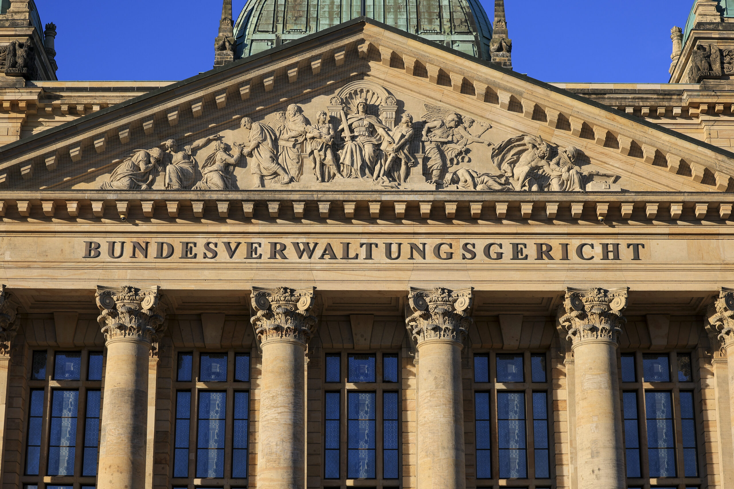 Blick auf das Bundesverwaltungsgericht in Leipzig (Symbolbild).