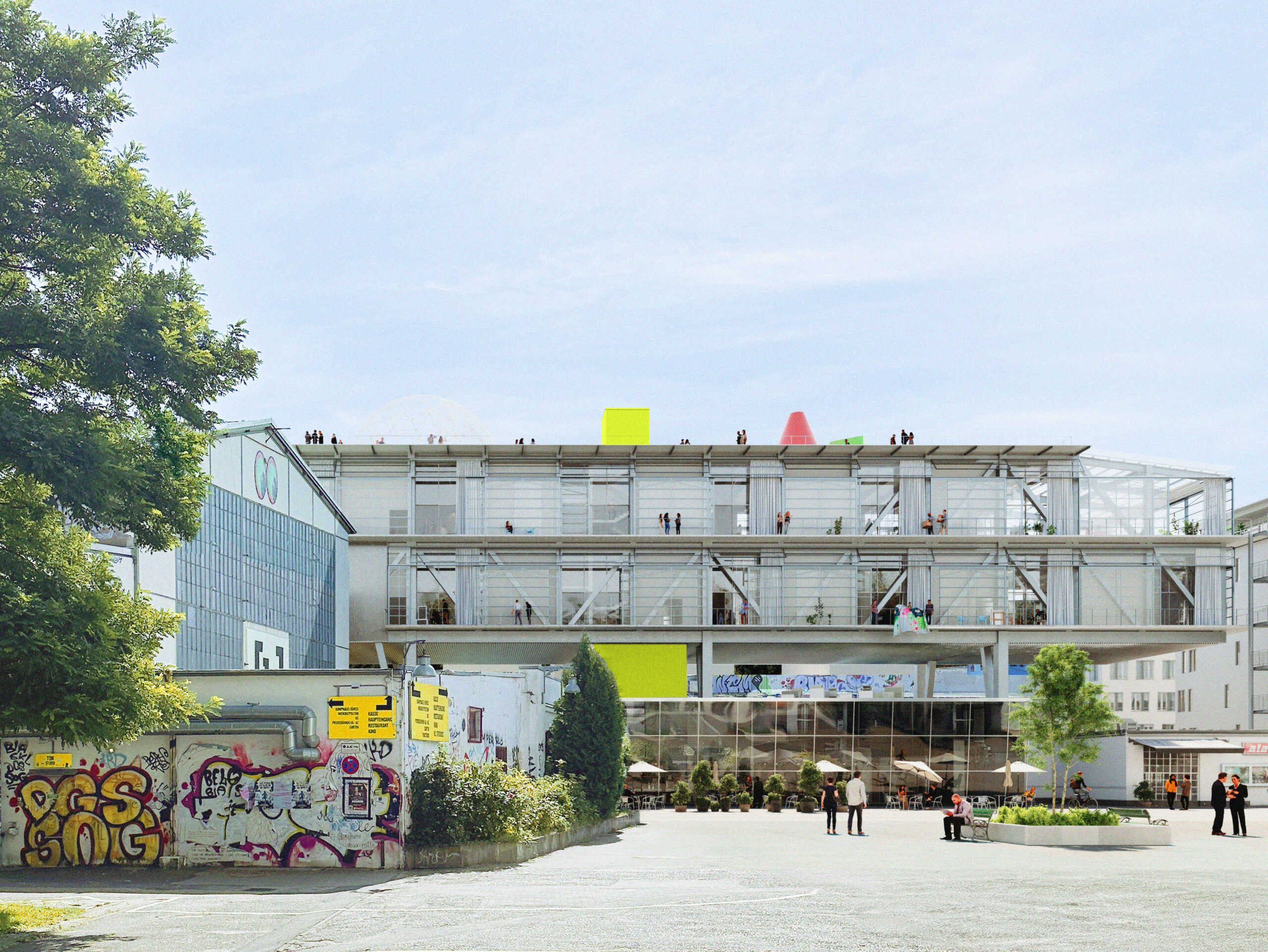 Das Kulturzentrum Kampnagel soll ab September 2026 umfassend saniert werden.