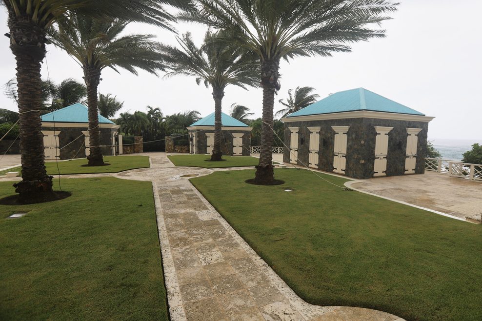 Dieses Foto, das von den Demokraten im House Oversight Committee veröffentlicht wurde, zeigt die Insel von Jeffrey Epstein auf den US Virgin Islands.