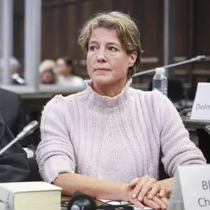 Christina Block mit ihrem Anwalt Ingo Bott.