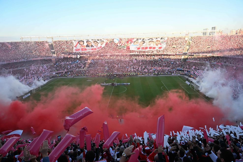 Das Stadion Monumental von River Plate in Buenos Aires.