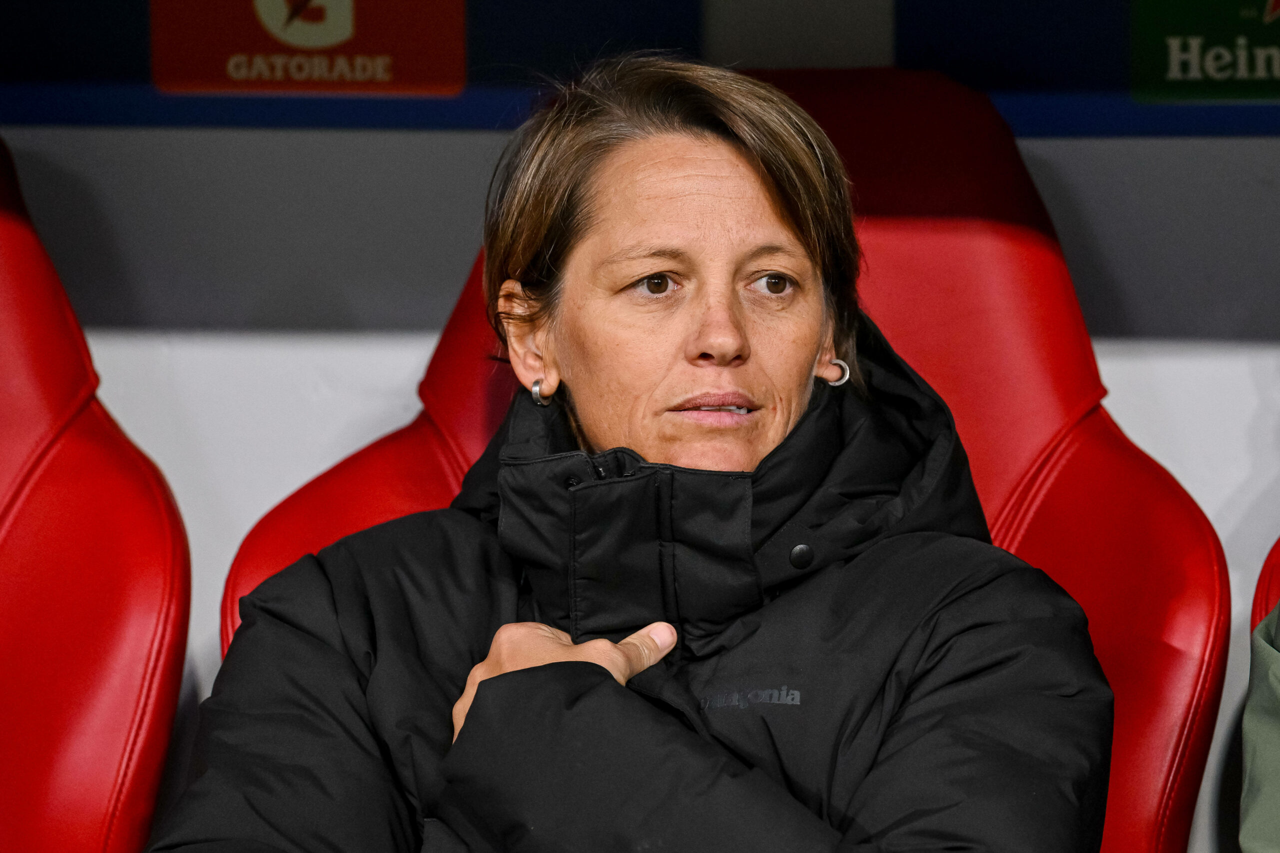 Bianca Rech auf der Bayern-Bank