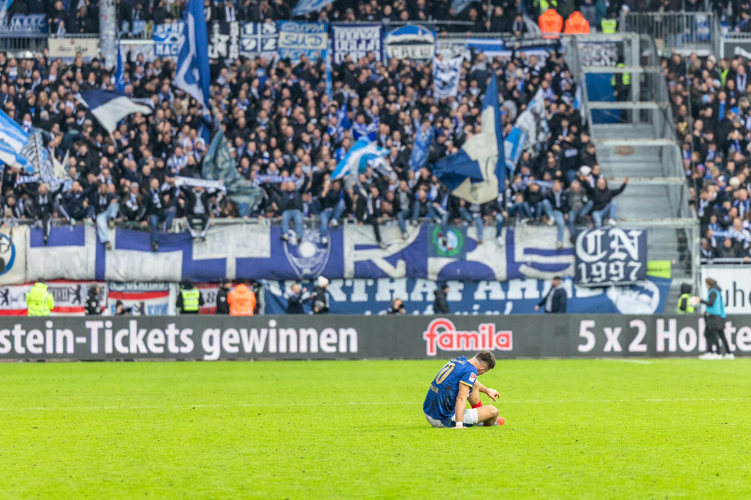 Das Holstein-Stadion in Kiel wird umgebaut.