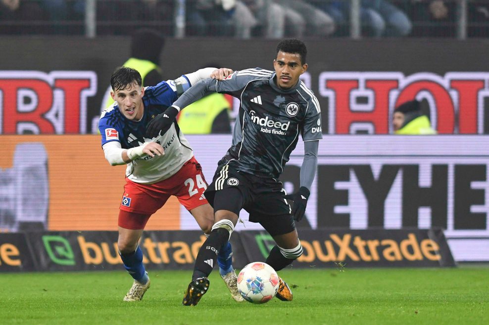 Capaldo und Knauff im Zweikampf