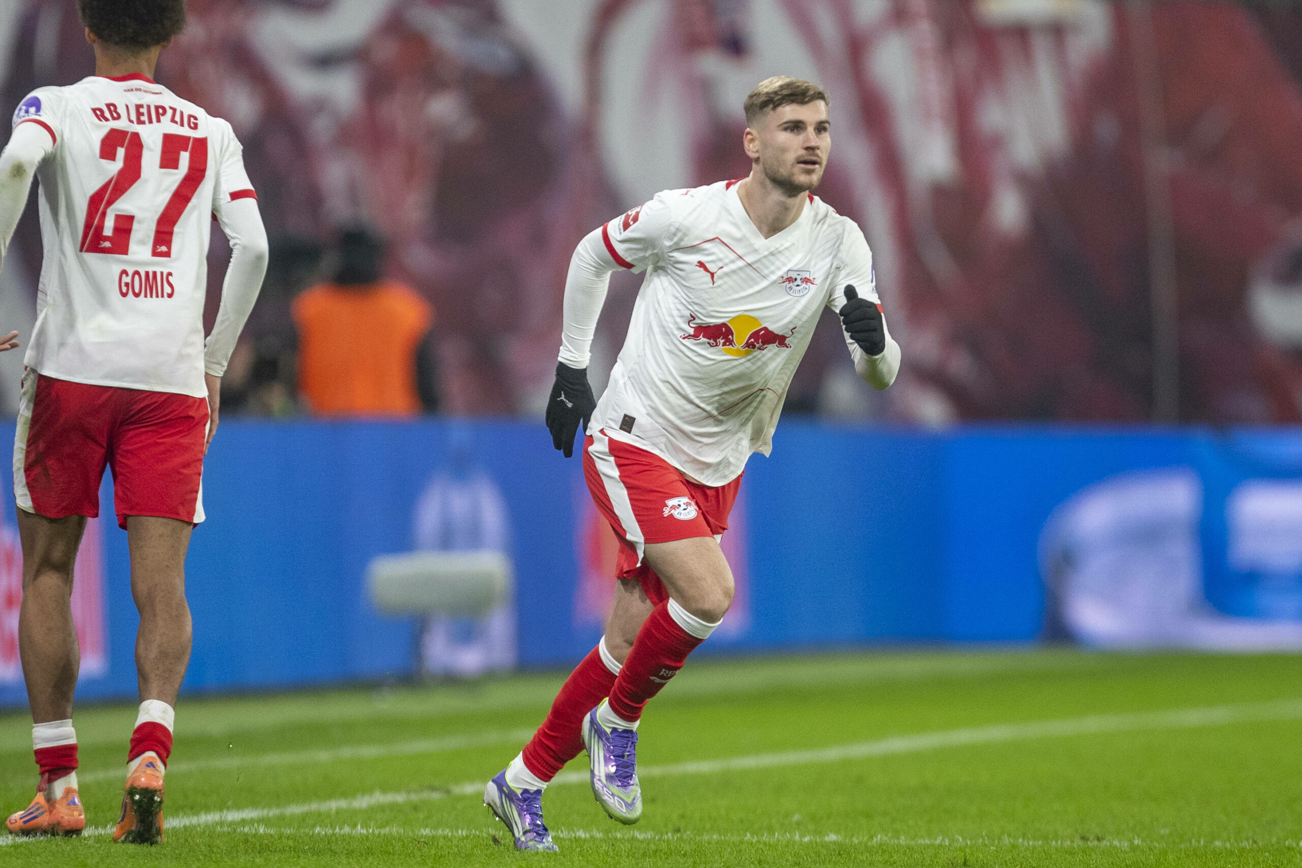 Timo Werner wird eingewechselt