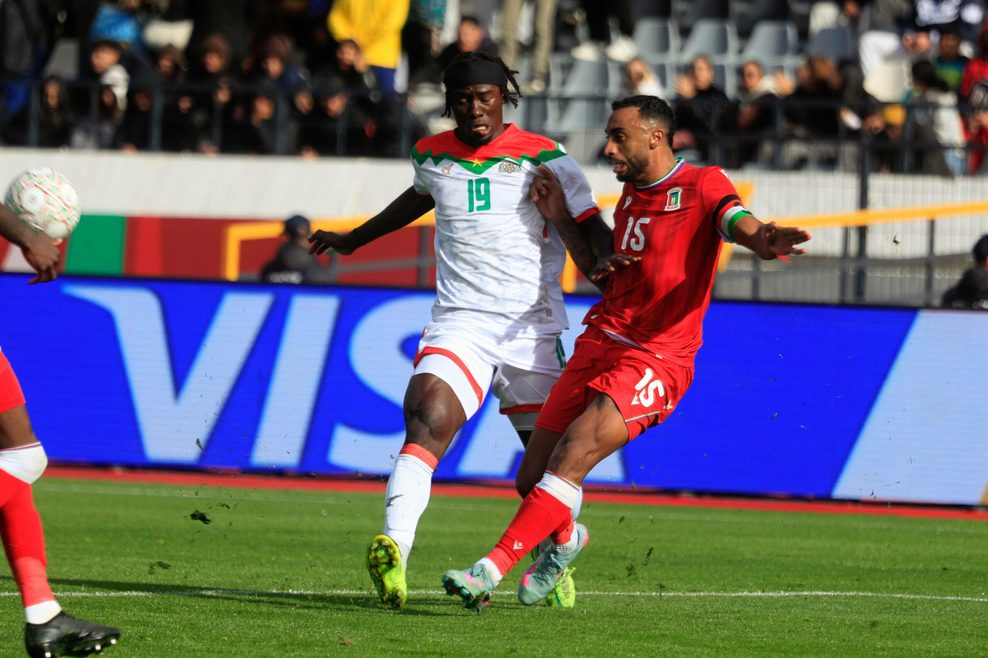 Georgi Minoungou beim Afrika-Cup