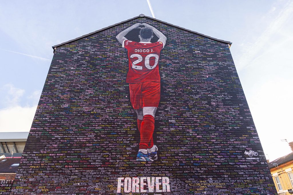 Wandgemälde für Diogo Jota
