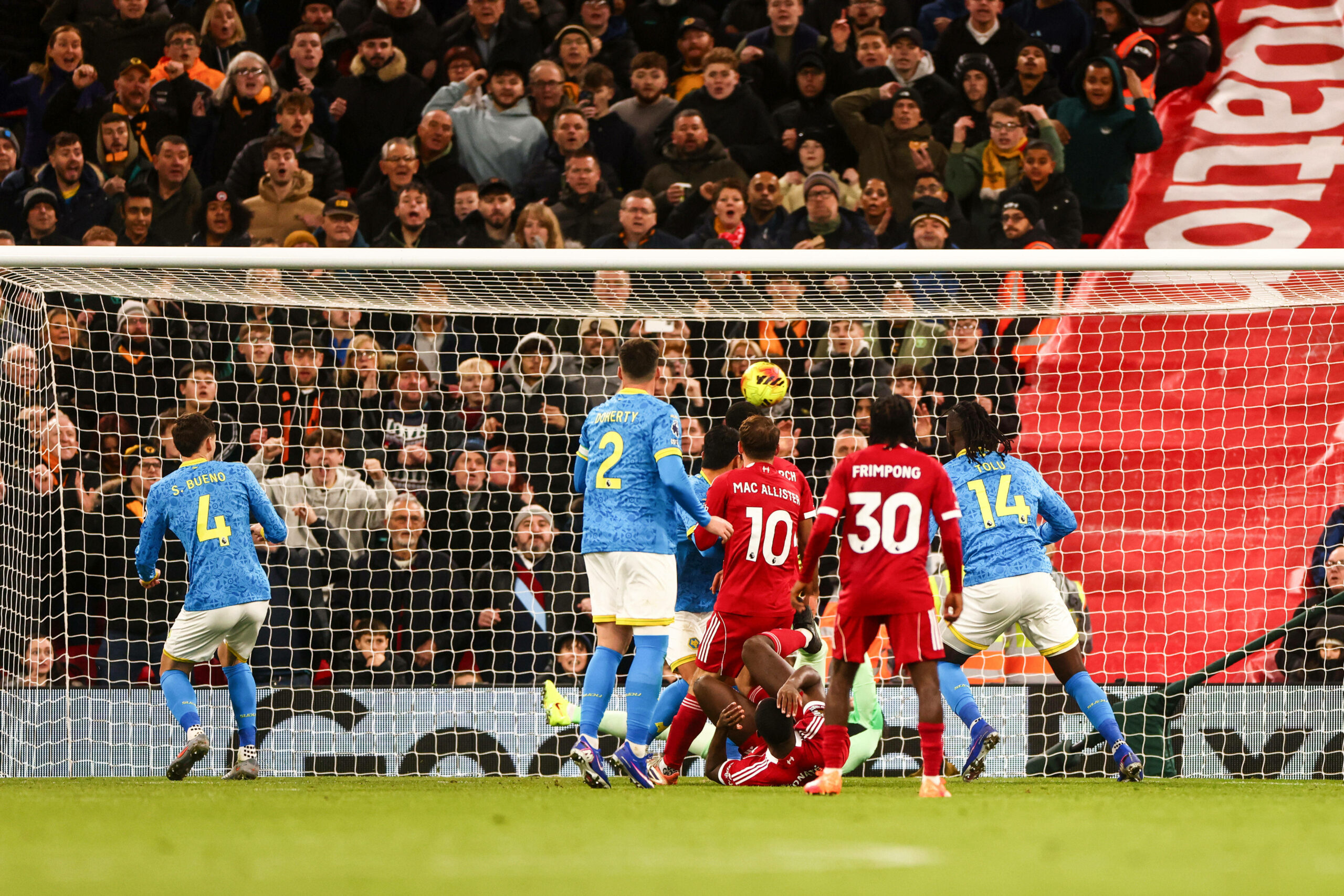 Liverpool bekommt Gegentreffer von Wolverhampton