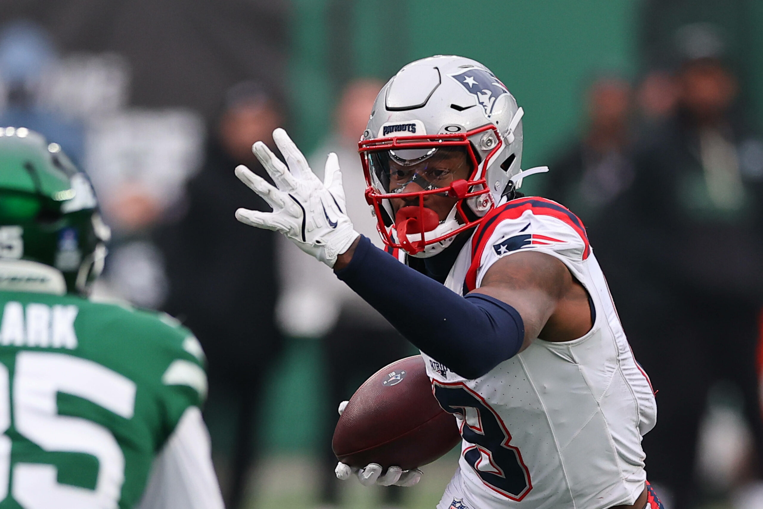 Stefon Diggs bei einem Spiel der New England Patriots
