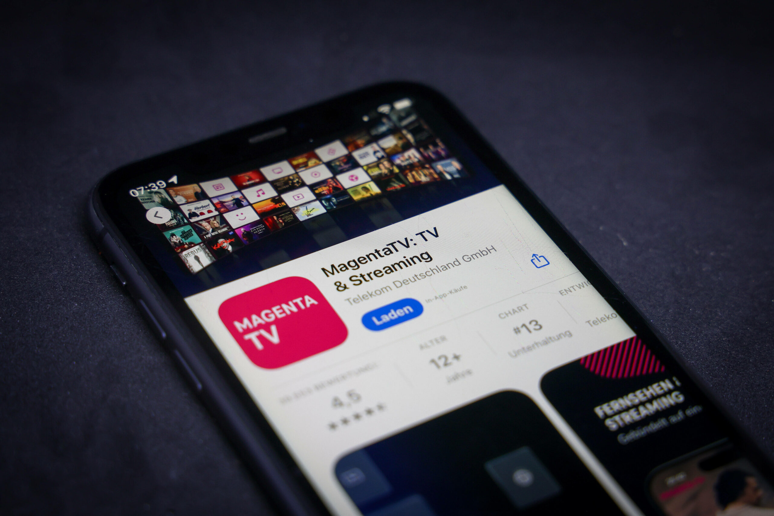 MagentaTV-App auf dem Smartphone