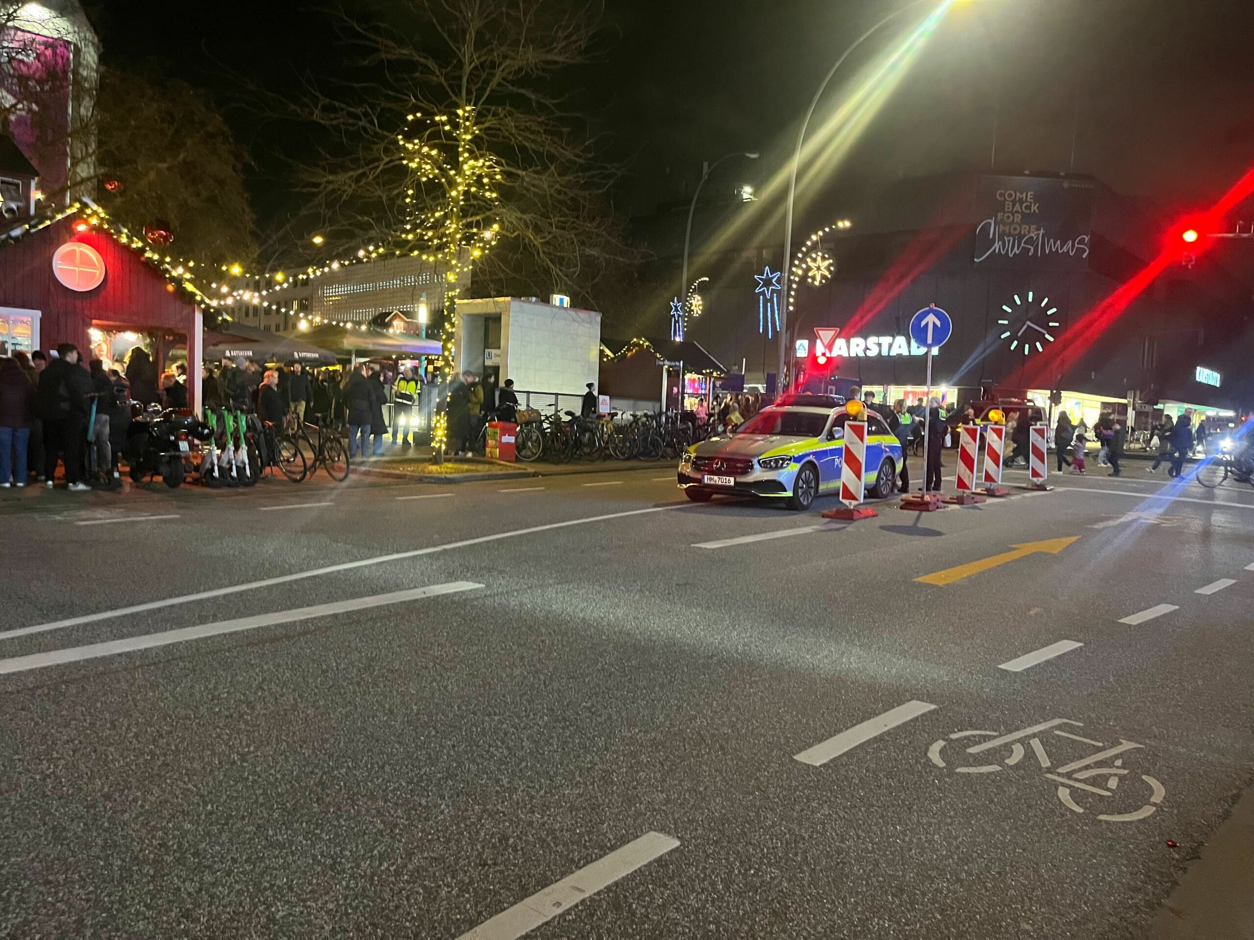 Polizeieinsatz Ecke Osterstraße-Heußweg