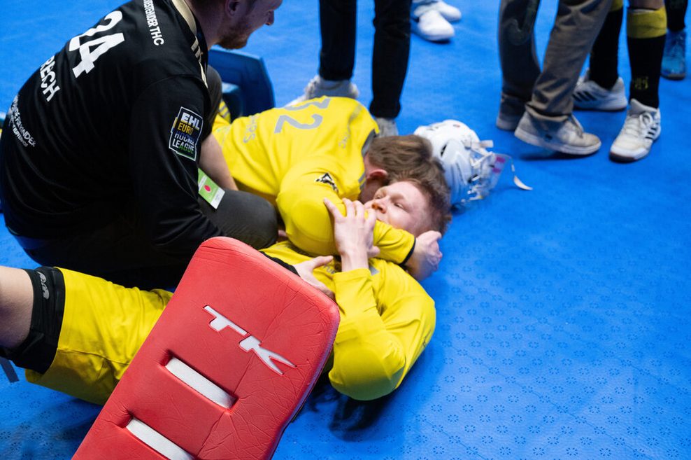 Jasper Ditzer freut sich über WM-Titel