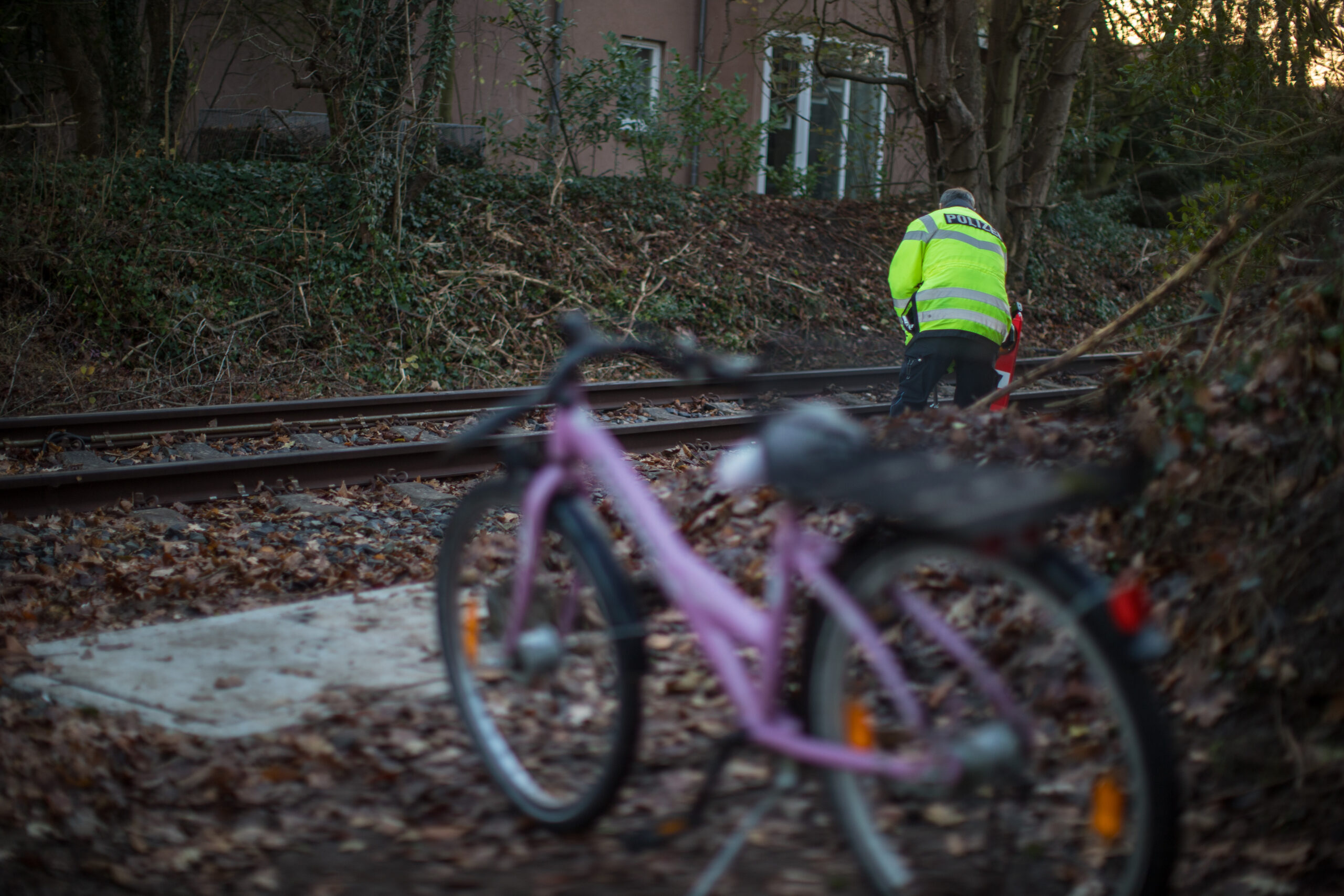 Selsingen Bahnübergang Polizei