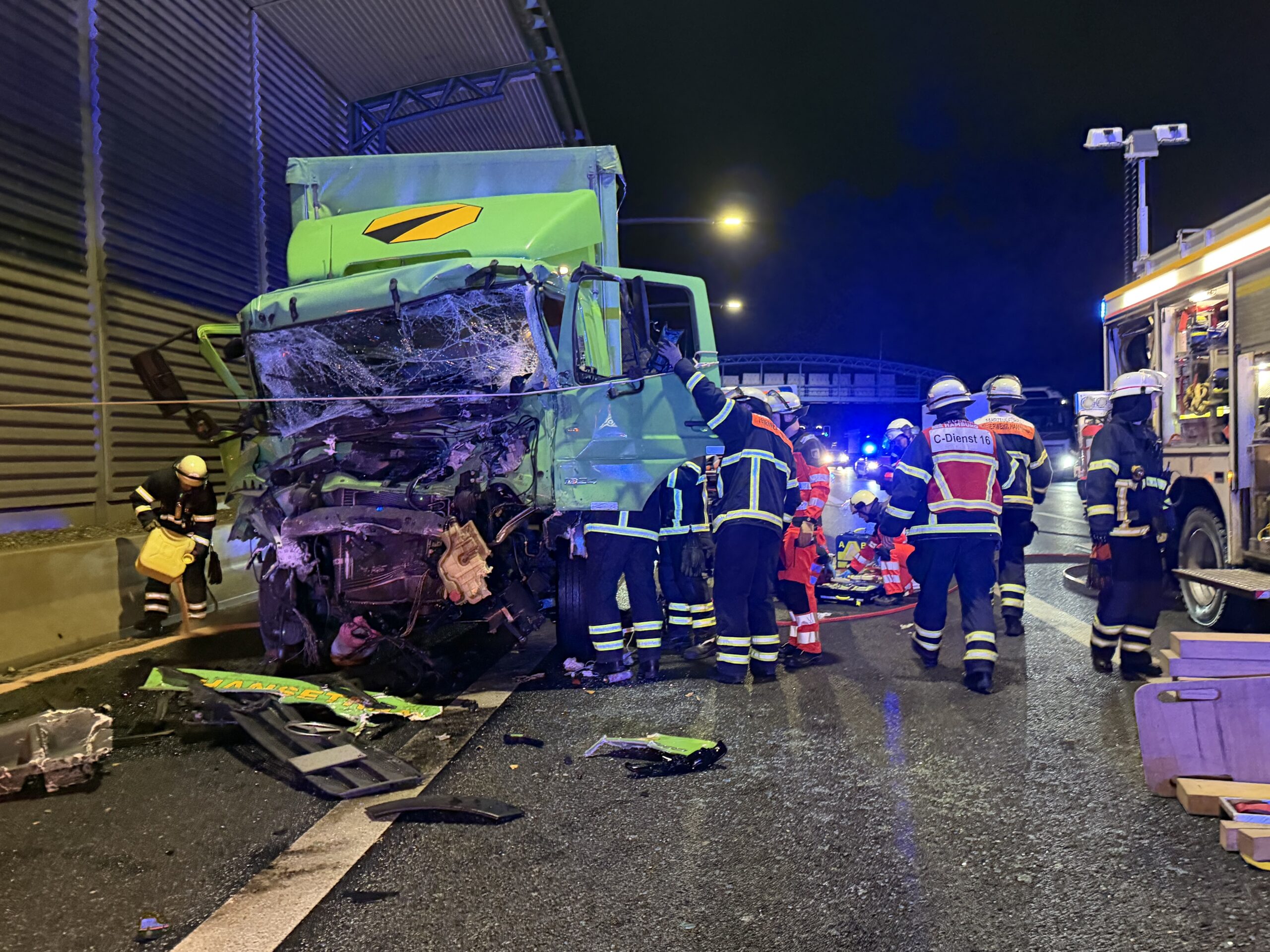 Lkw Unfall A7