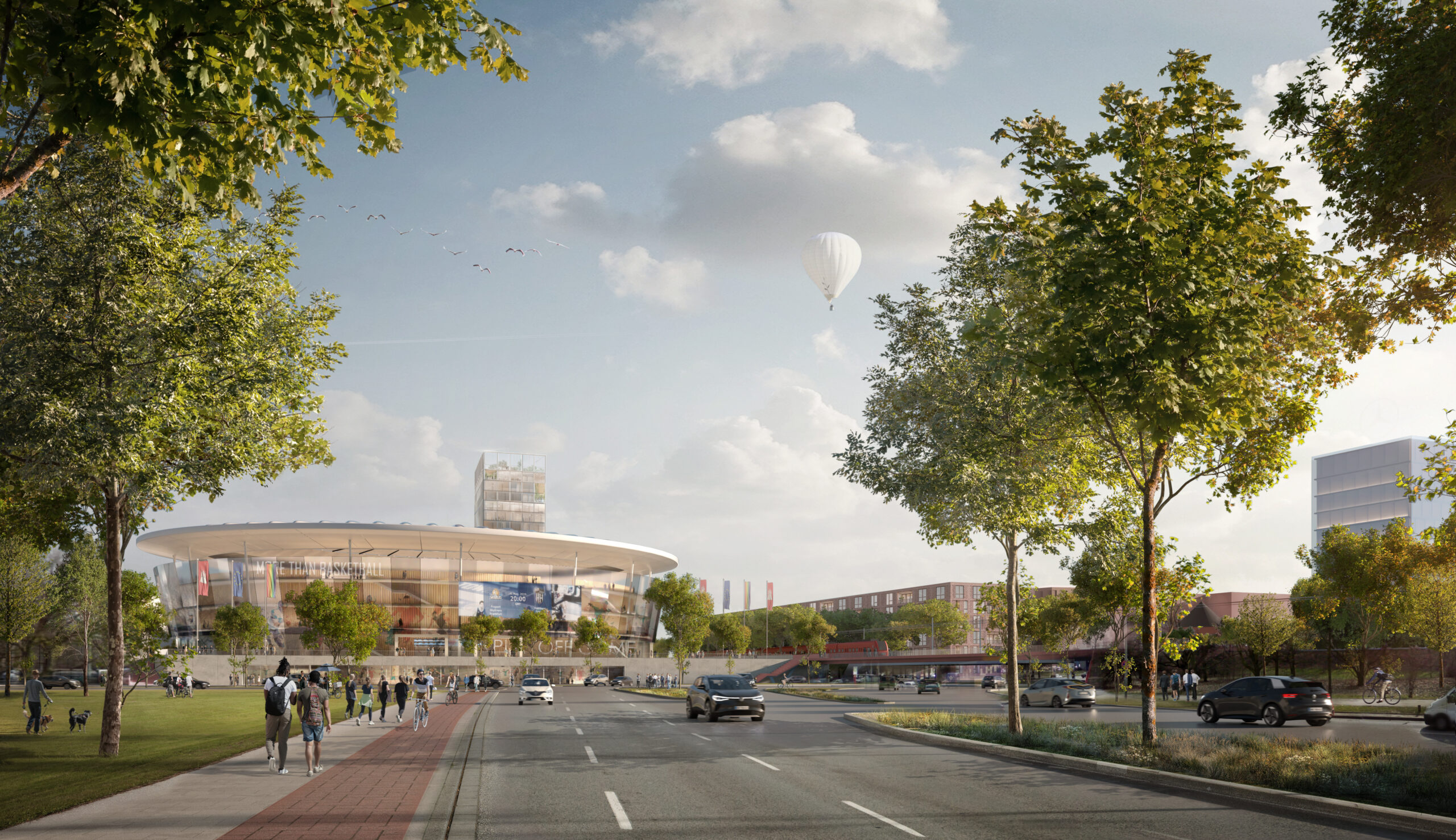 So könnte der neue „Elbdome“ in Rothenburgsort einmal aussehen.