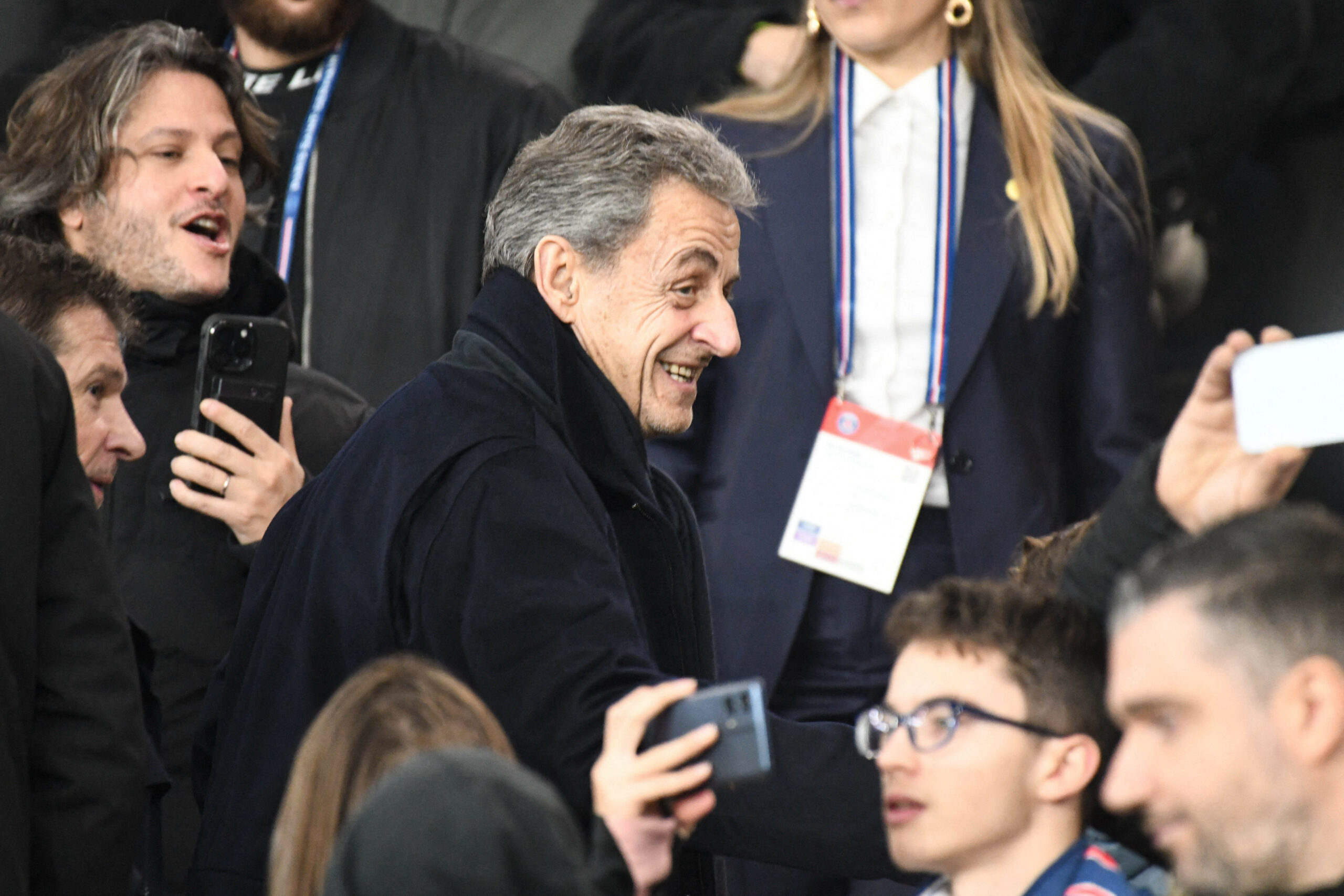Nicolas Sarkozy bei PSG