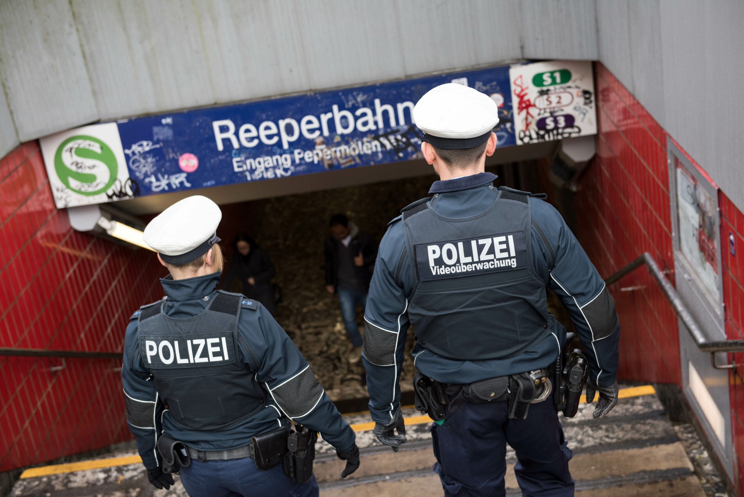 Eine Streife der Bundespolizei