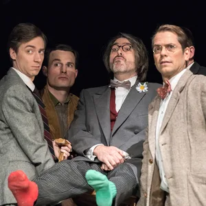 Schauspieler des Stücks „Die Feuerzangenbowle“