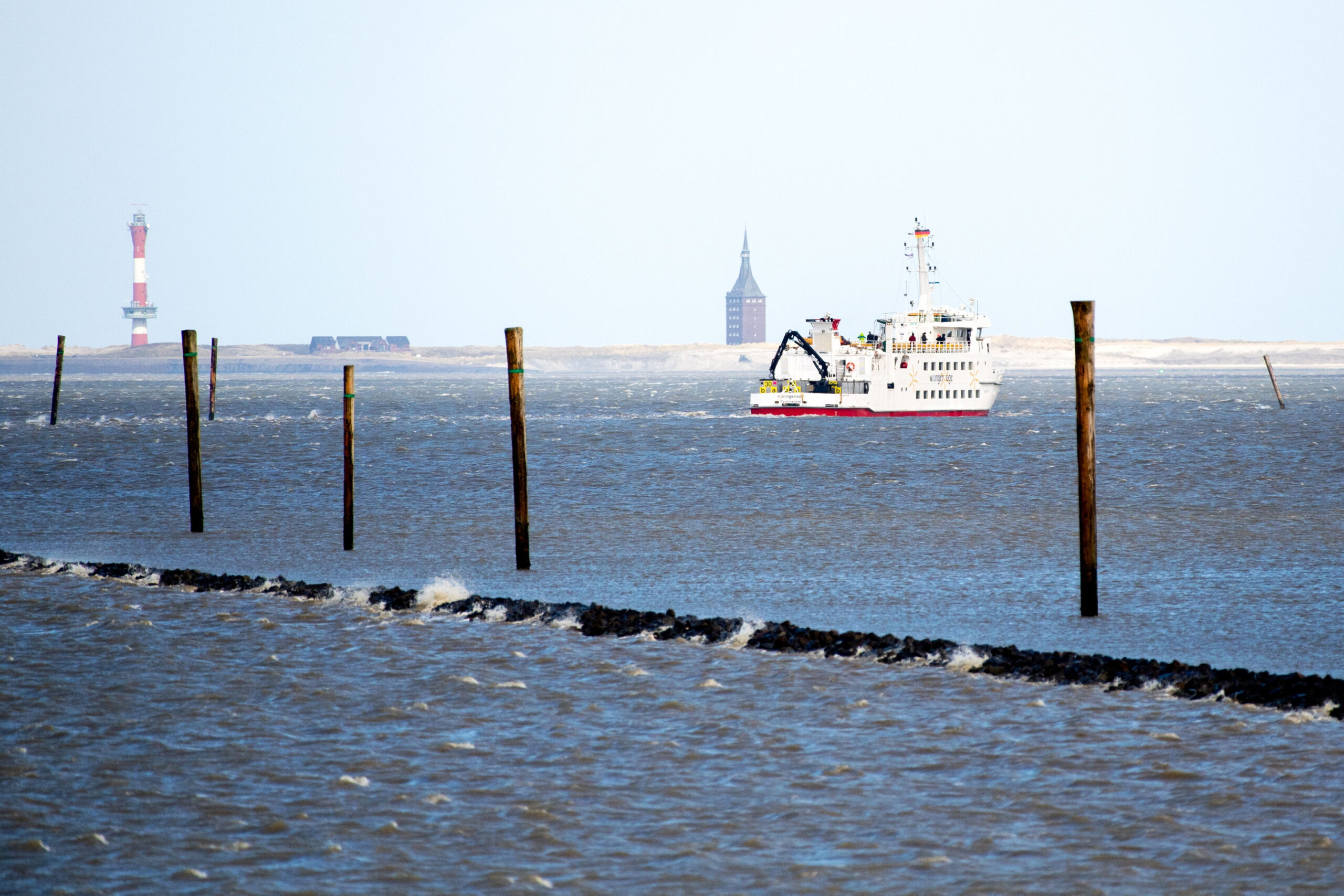 Das Fährschiff „Harlingerland“