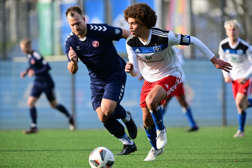 Jonah Fabisch war Kapitän der U21-Mannschaft des HSV