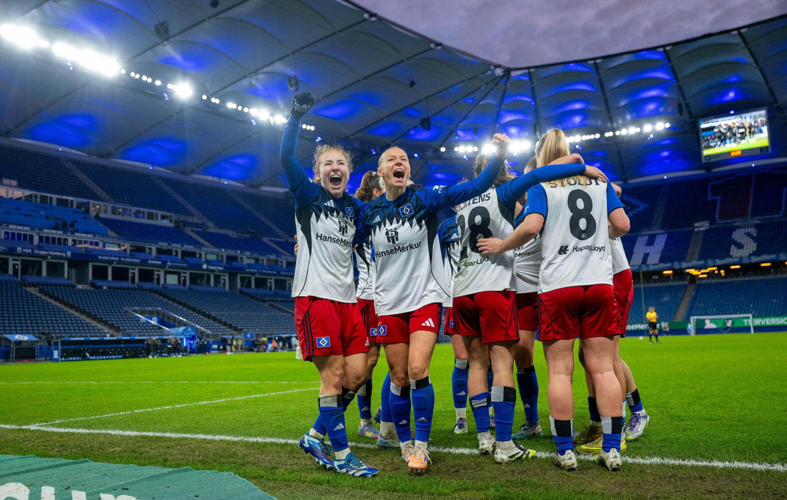 HSV-Frauen jubeln