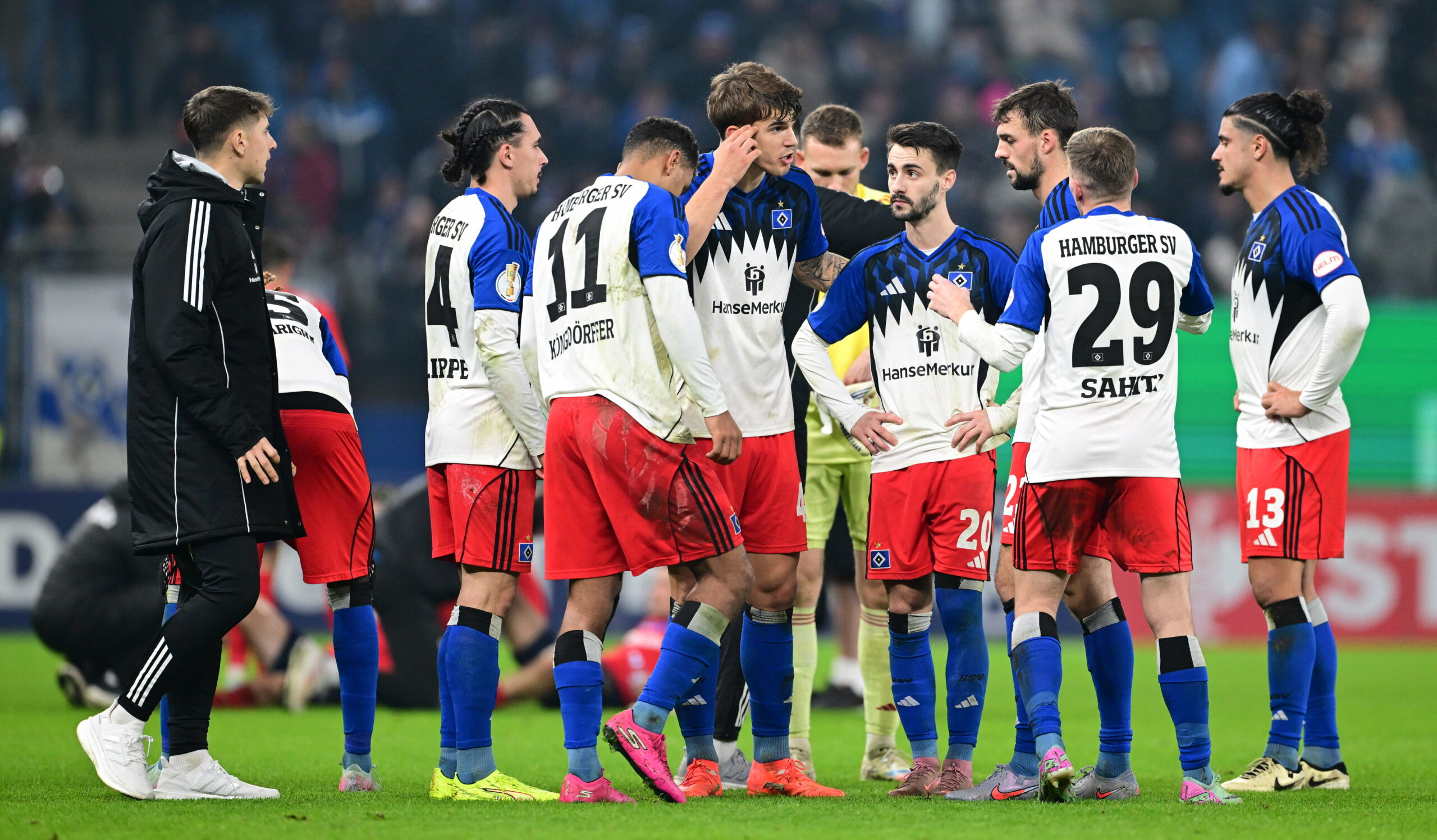 Auf die HSV-Profis wartet das schwierige Spiel in Hoffenheim.