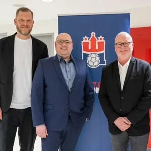 HSVH-Verantwortliche Johannes Bitter, Christian Hüneburg, Kay Spanger und Philipp Müller