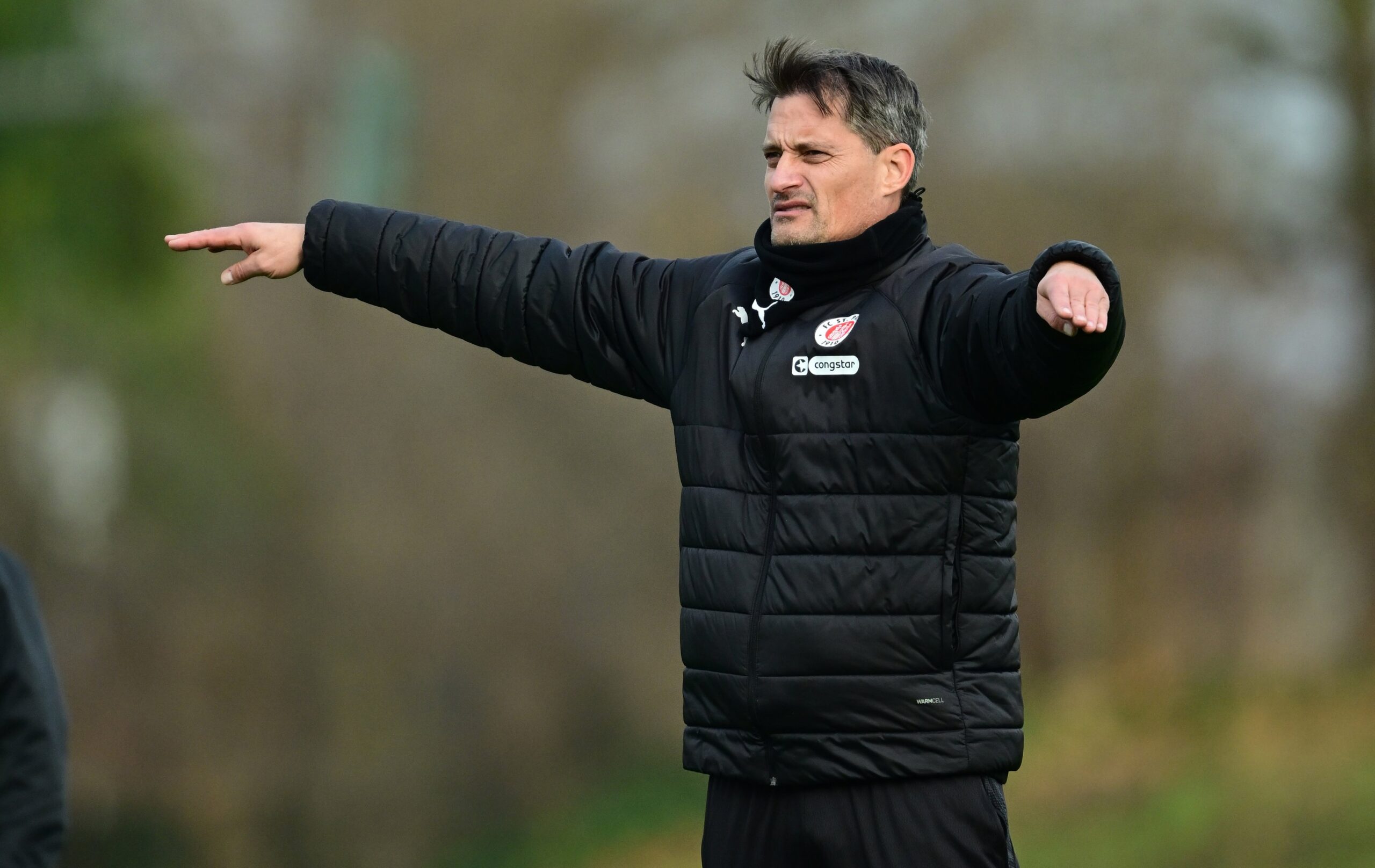 Alex Blessin beim Training