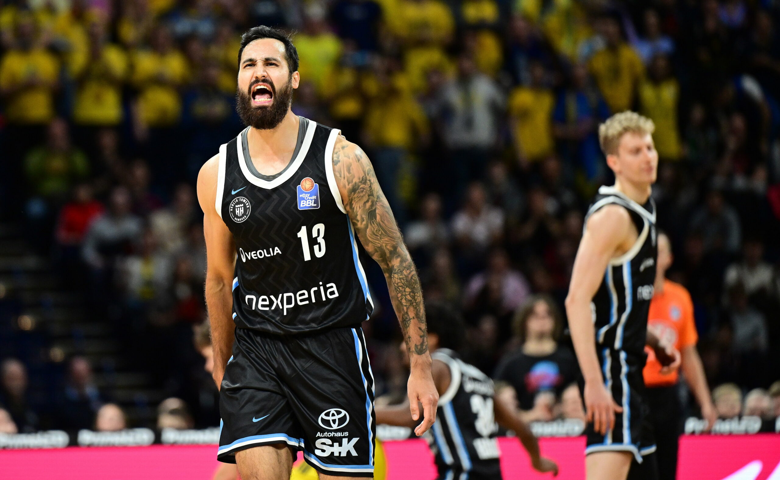 Martin Breunig feiert seinen ersten Saisonsieg mit den Towers