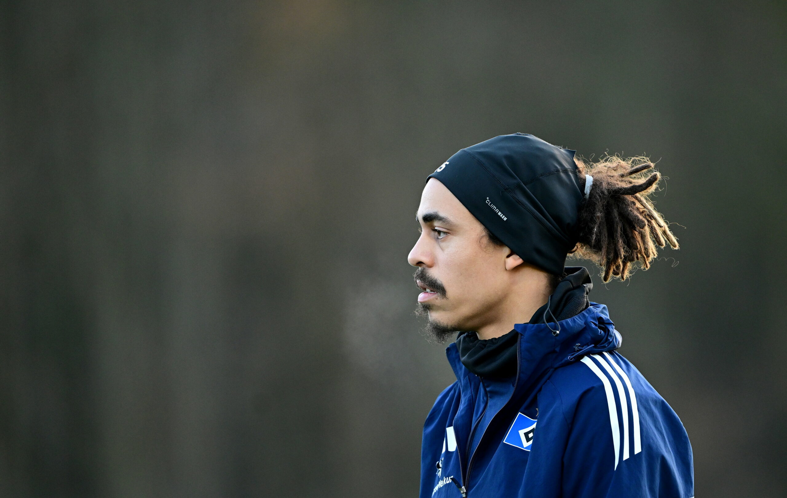 Yussuf Poulsen auf dem Trainingsplatz