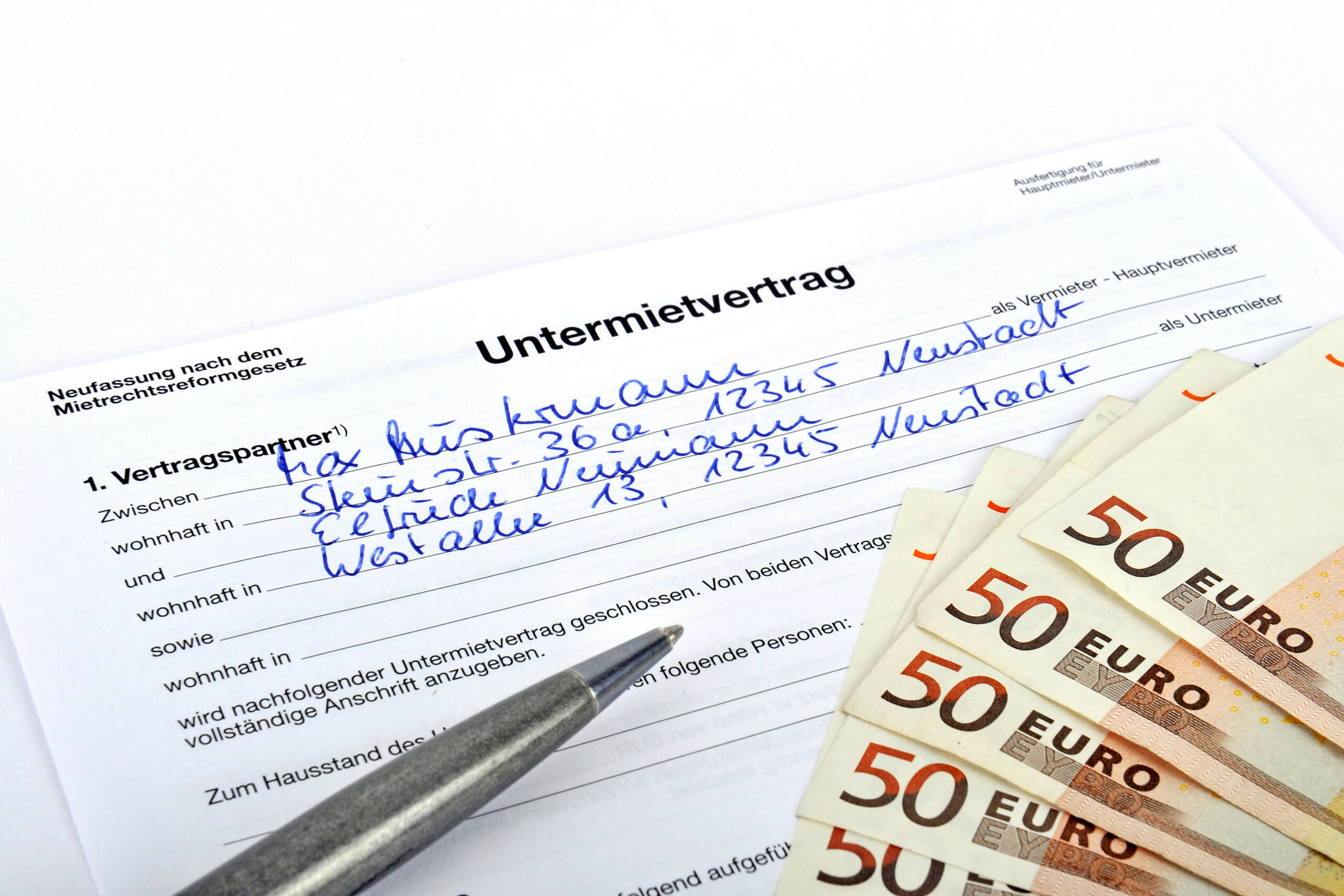 Mit der Untermiete darf kein Gewinn erzielt werden (Symbolbild).