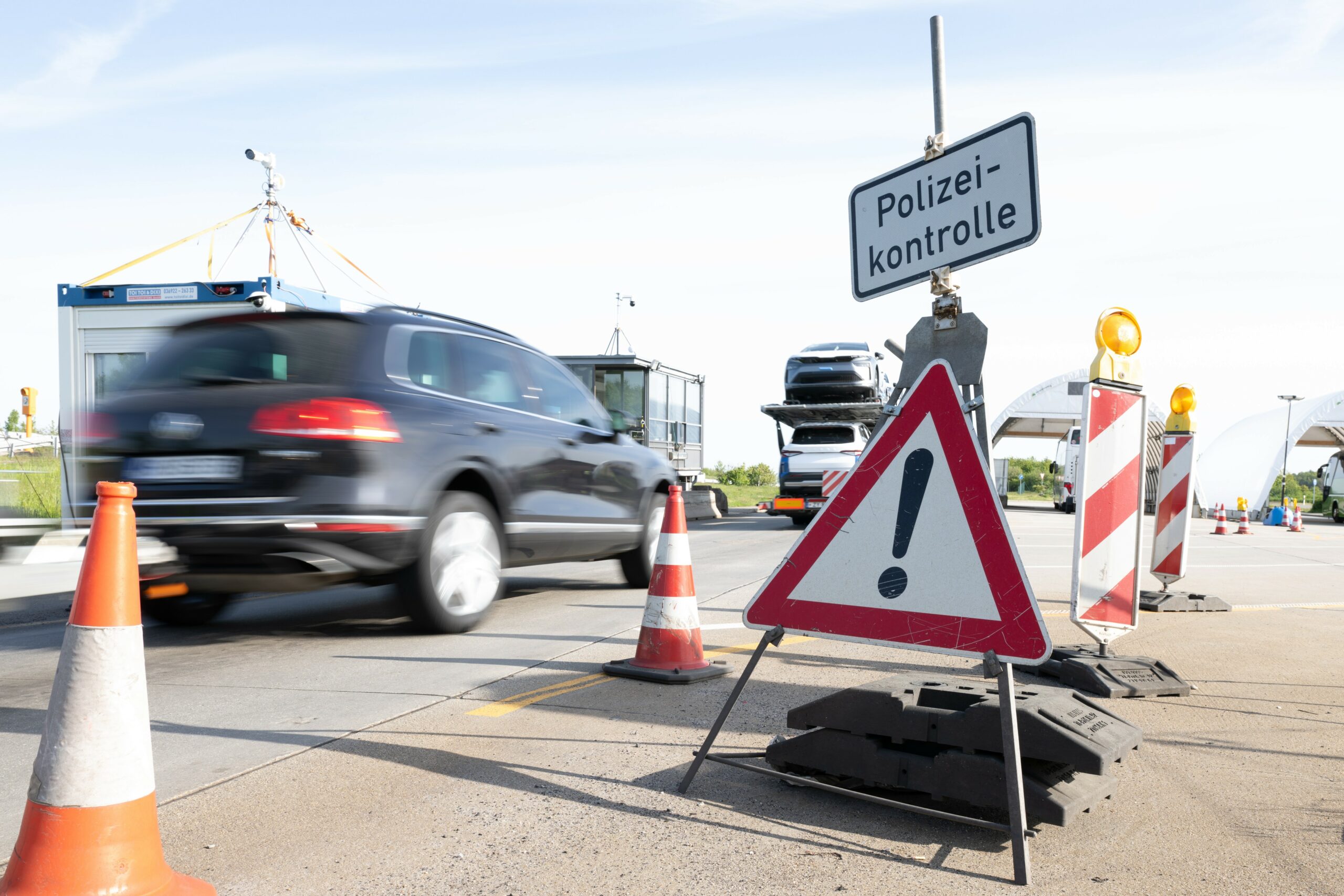 Der Grenzkontrollposten in Breitenau: Hier wurde der Mann festgenommen. Ihm wird schwerer Kindesmissbrauch vorgeworfen.