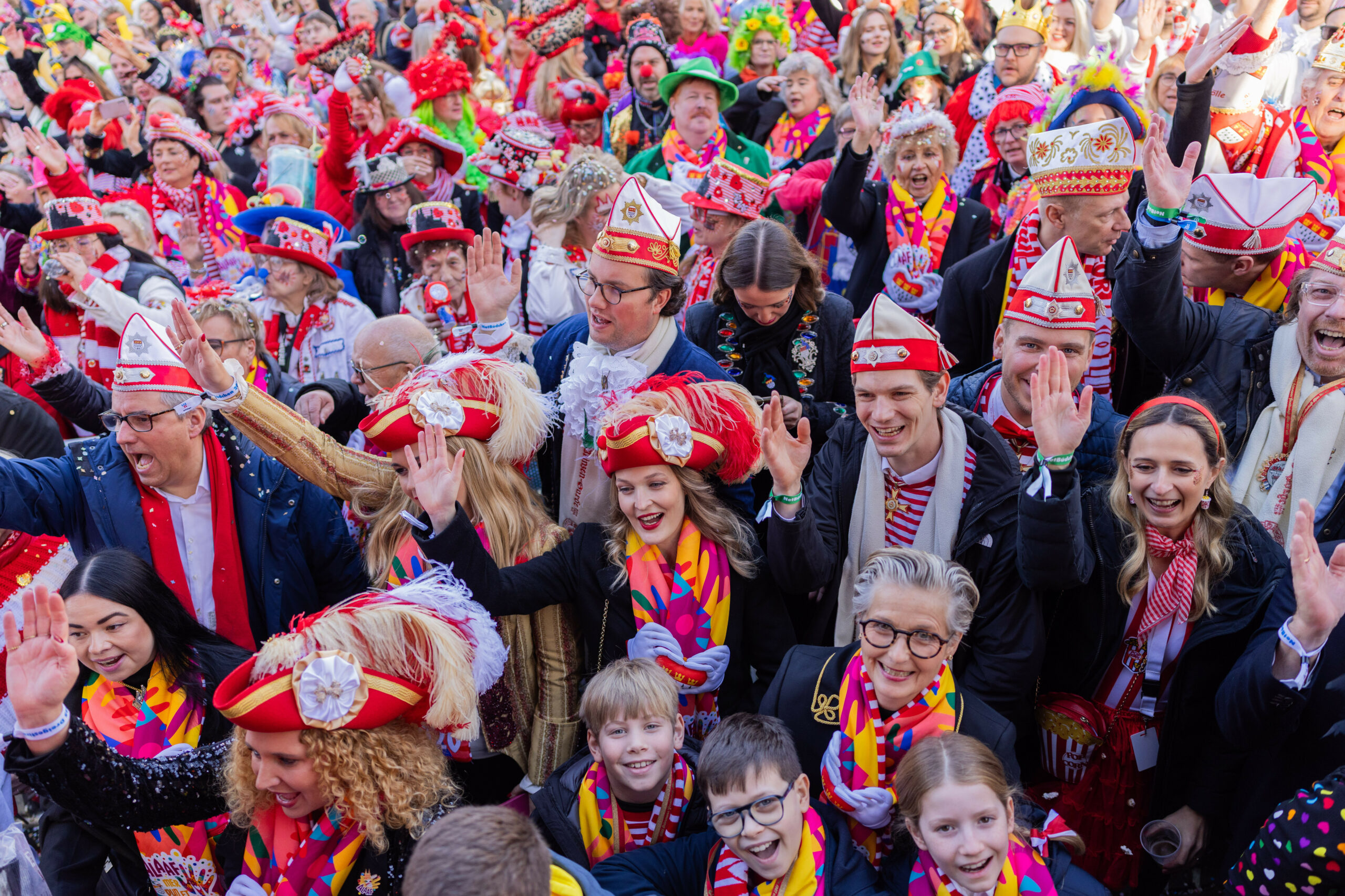 Karnevalisten in Köln