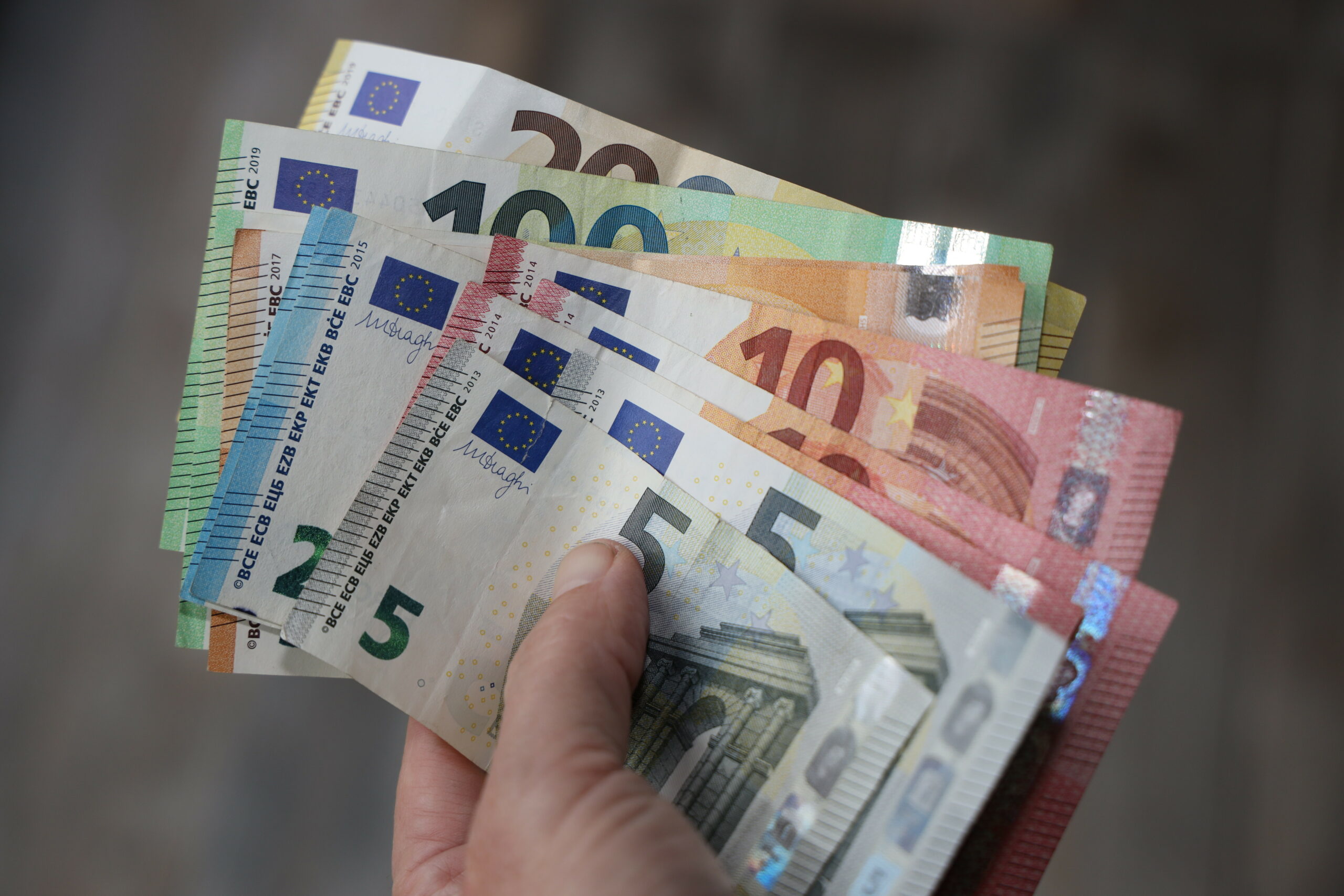 Geld Geldscheine Sparen