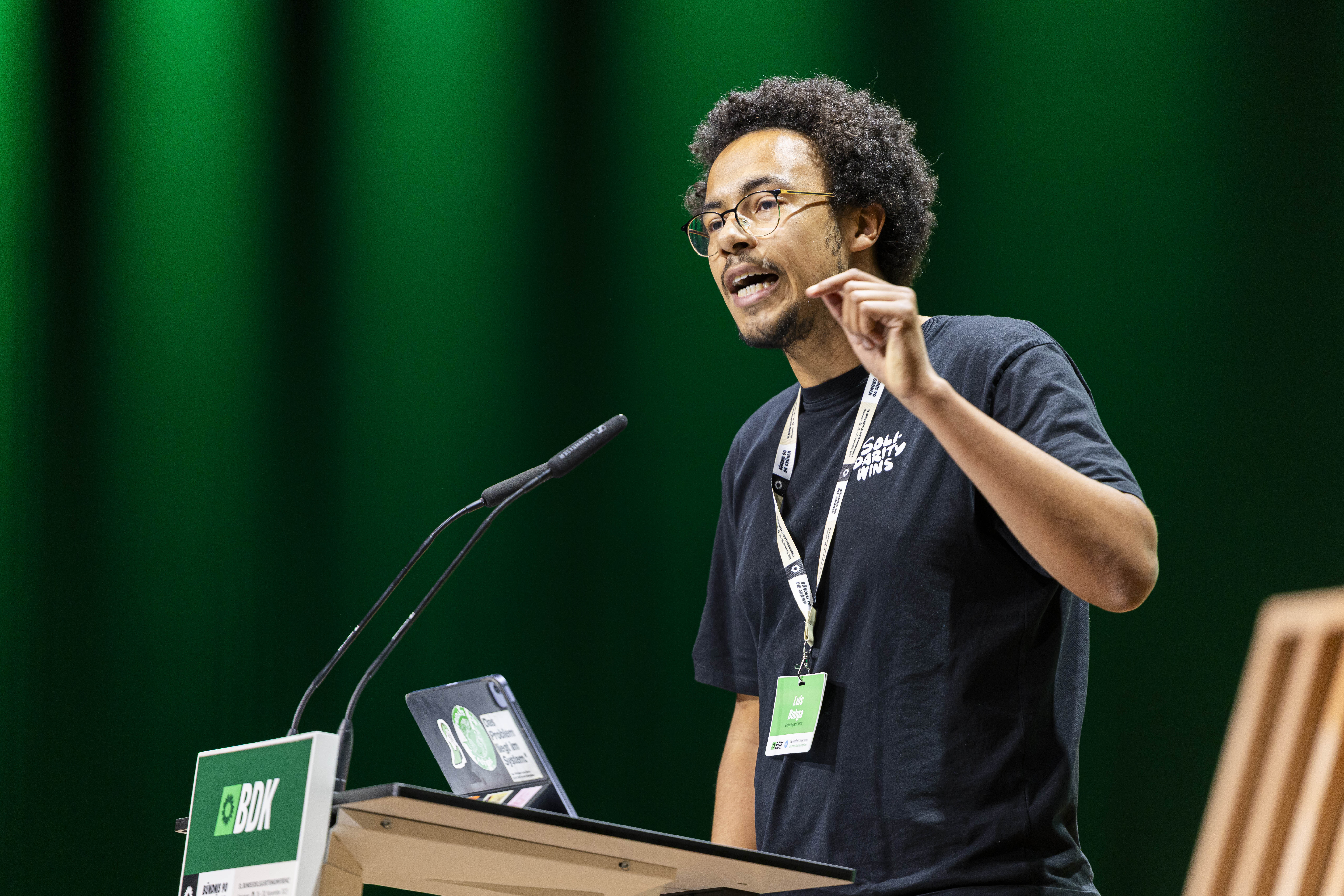Luis Bobga, Vorsitzender der Grünen Jugend (Archivbild).