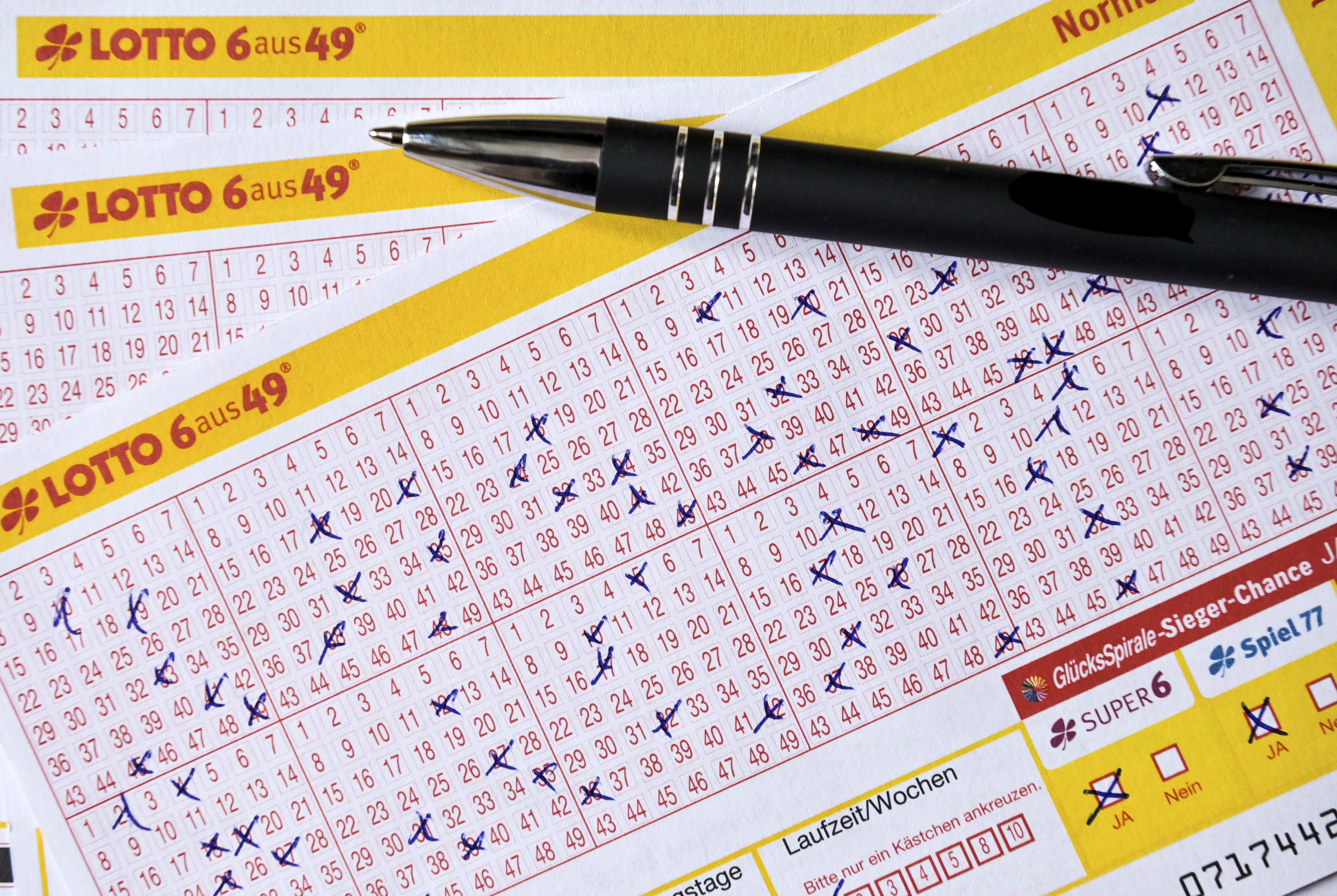 Spielscheine Lotto 6 aus 49