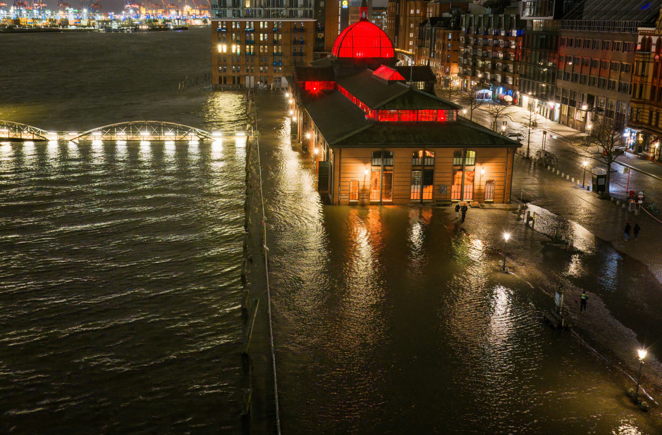 Fischmarkt Hochwasser