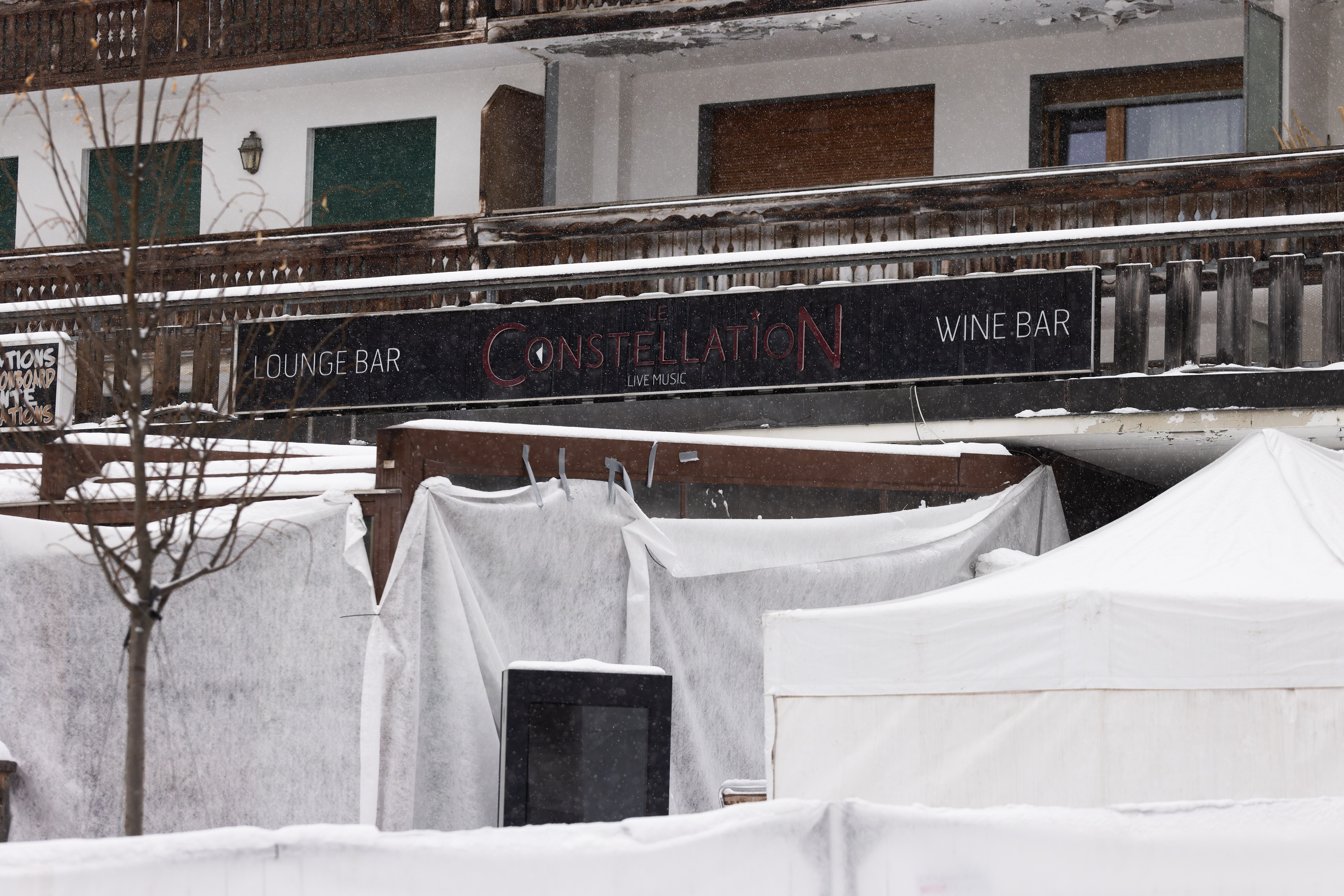 Die „Bar Le Constellation” in Crans-Montana